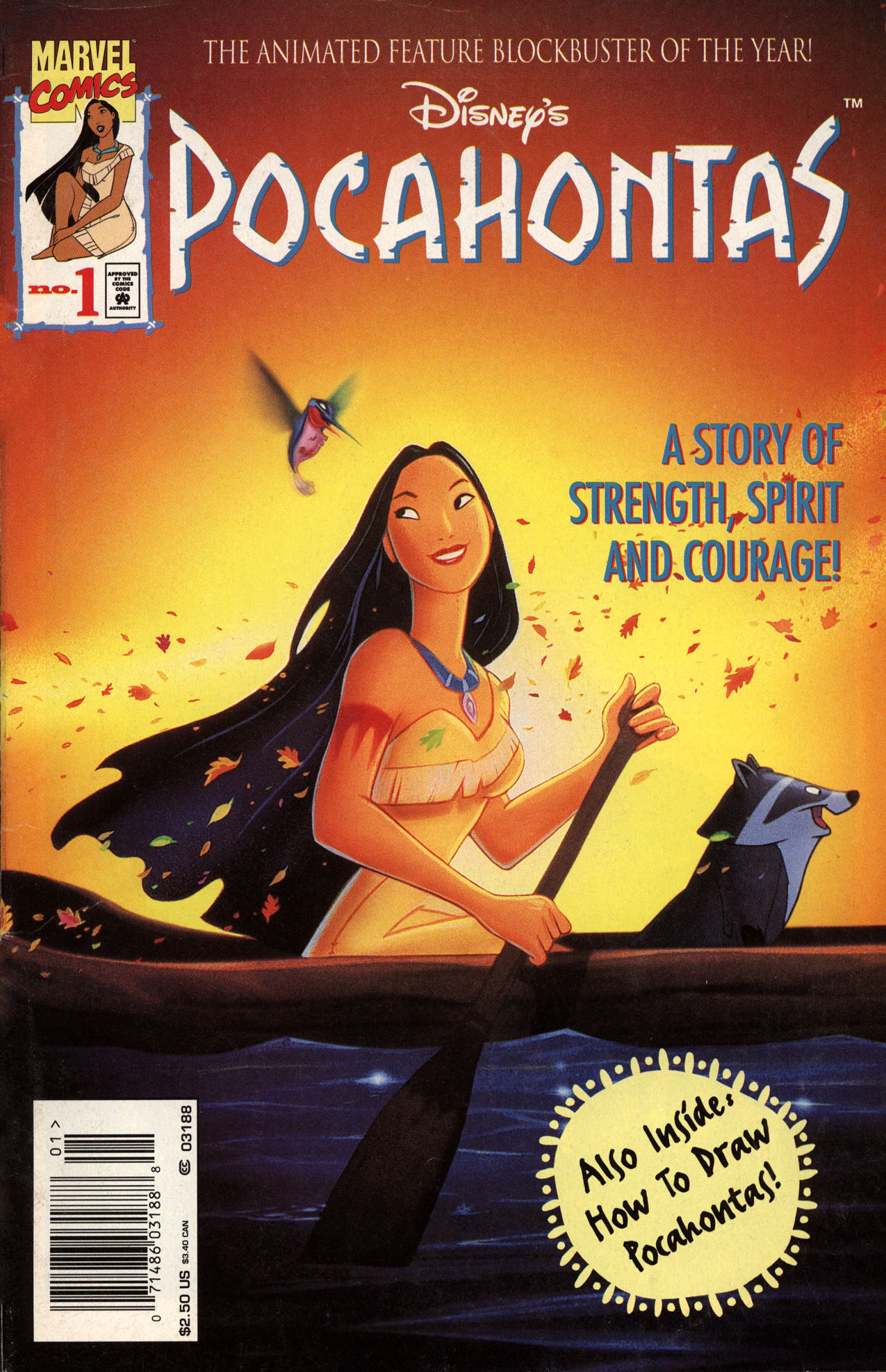 Read online Disney's Pocahontas comic -  Issue #1 - 1