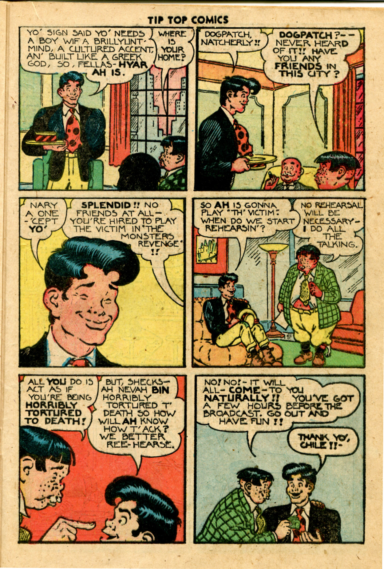 Read online Tip Top Comics comic -  Issue #143 - 29