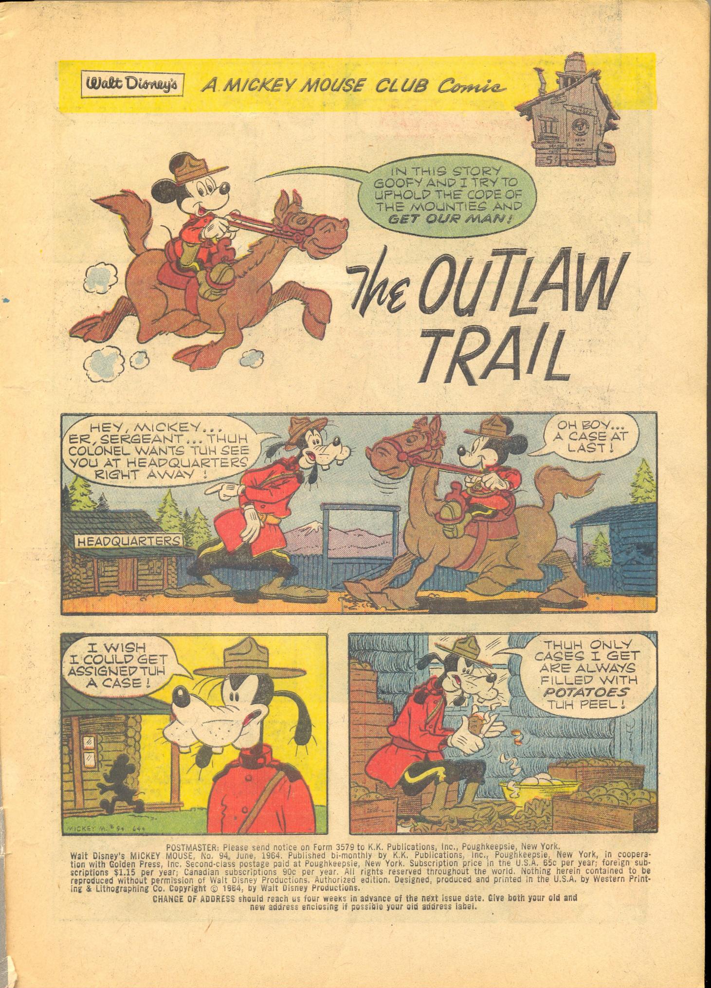 Read online Walt Disney's Mickey Mouse comic -  Issue #94 - 3