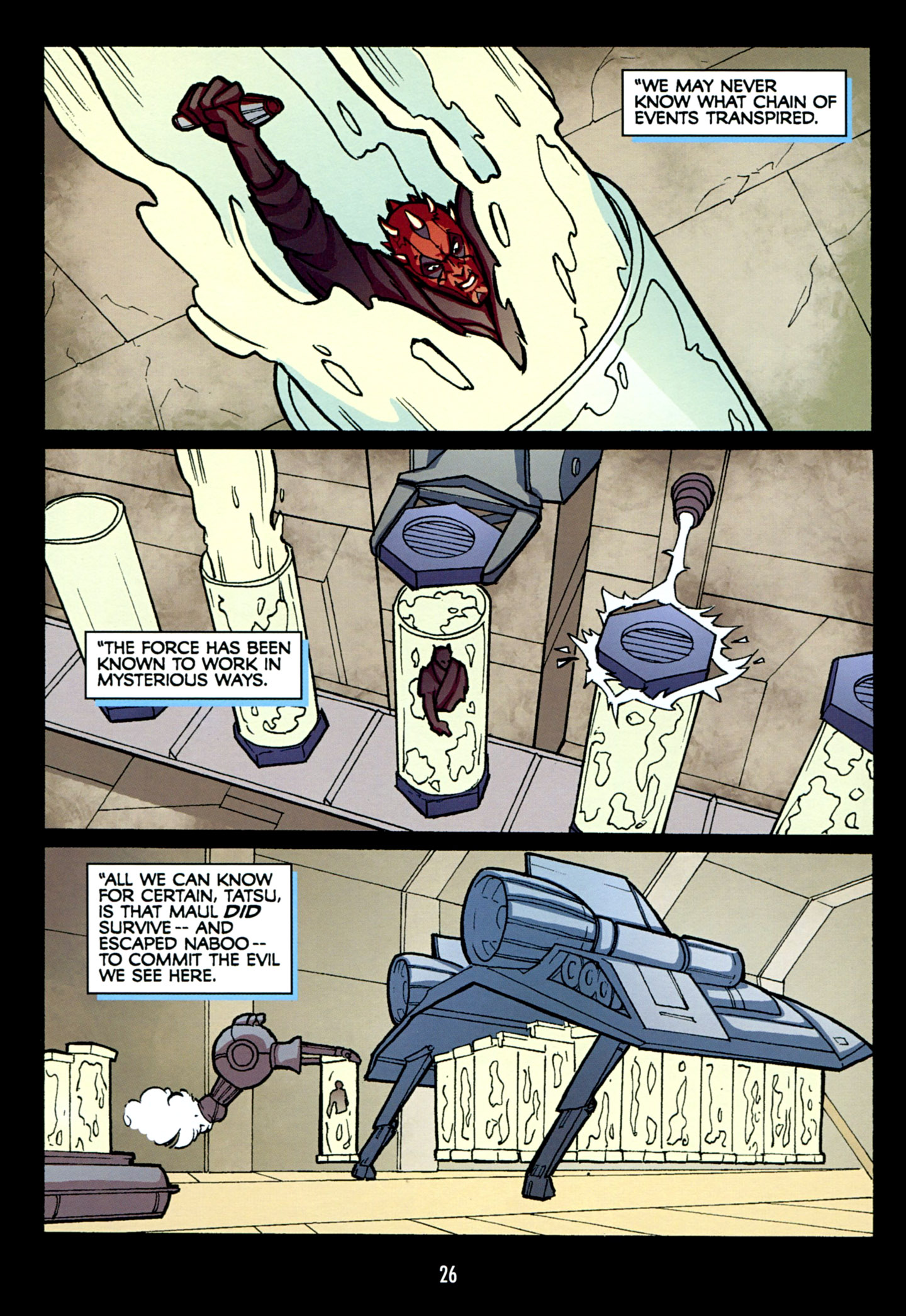 Read online Star Wars: The Clone Wars - The Sith Hunters comic -  Issue # Full - 27