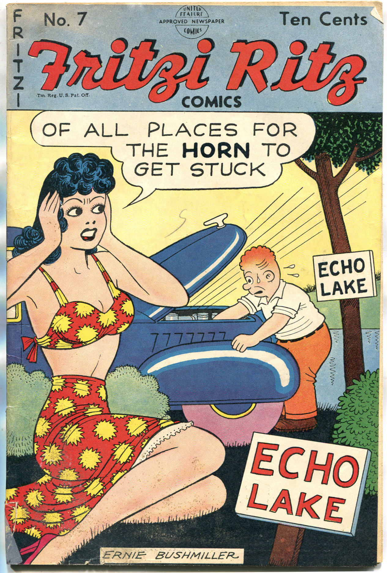 Read online Fritzi Ritz (1948) comic -  Issue #7 - 1