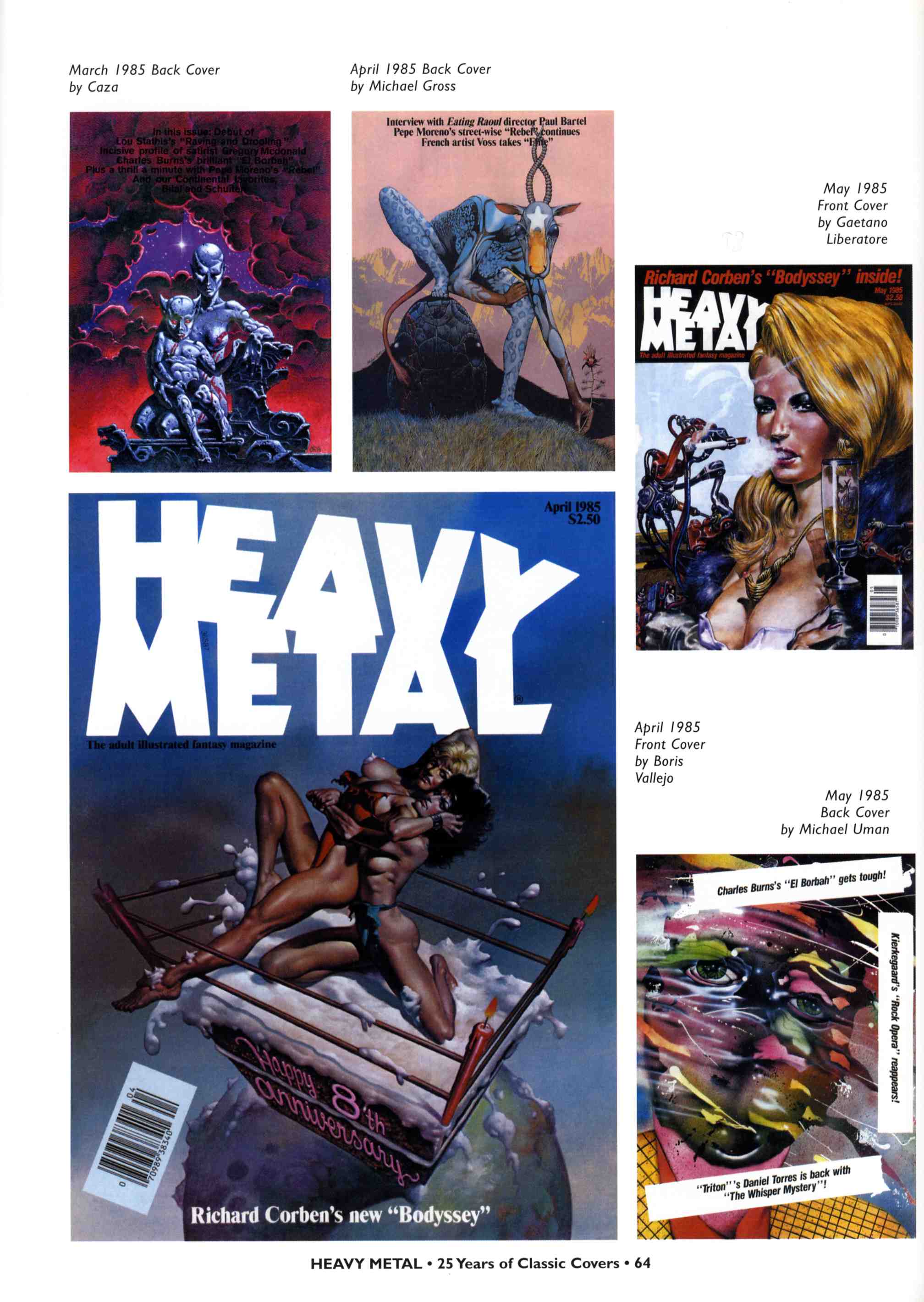 Read online Heavy Metal: 25 Years of Classic Covers comic -  Issue # TPB - 70