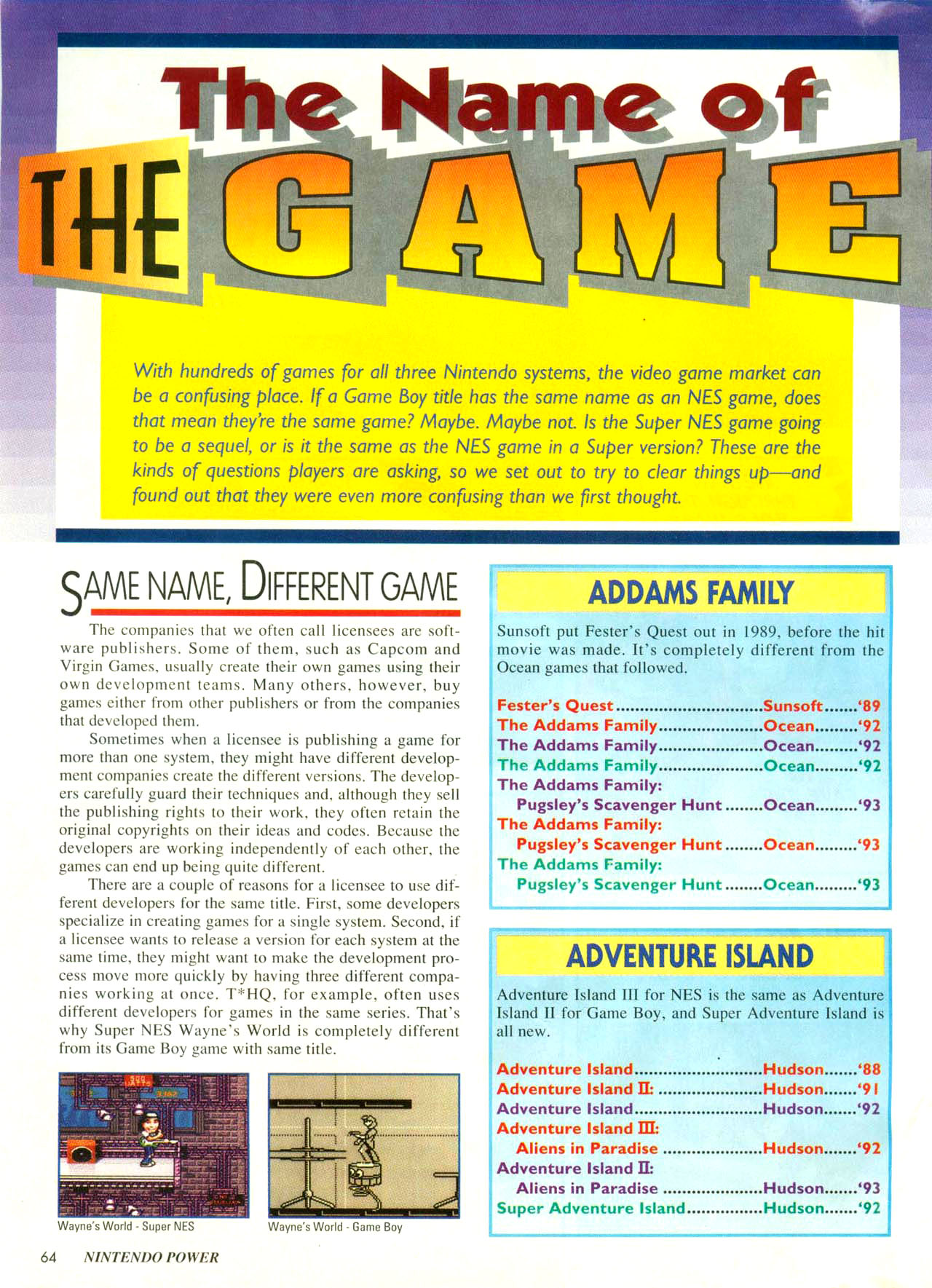 Read online Nintendo Power comic -  Issue #51 - 67