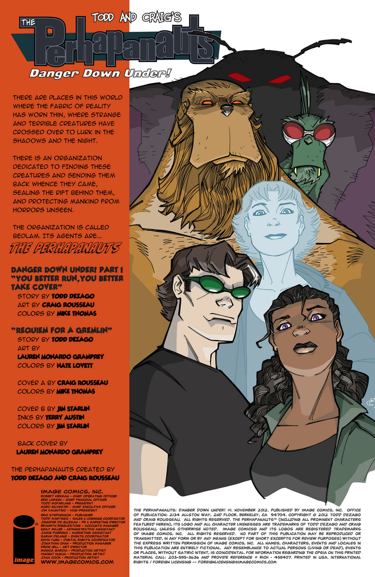 Read online The Perhapanauts: Danger Down Under! comic -  Issue #1 - 2
