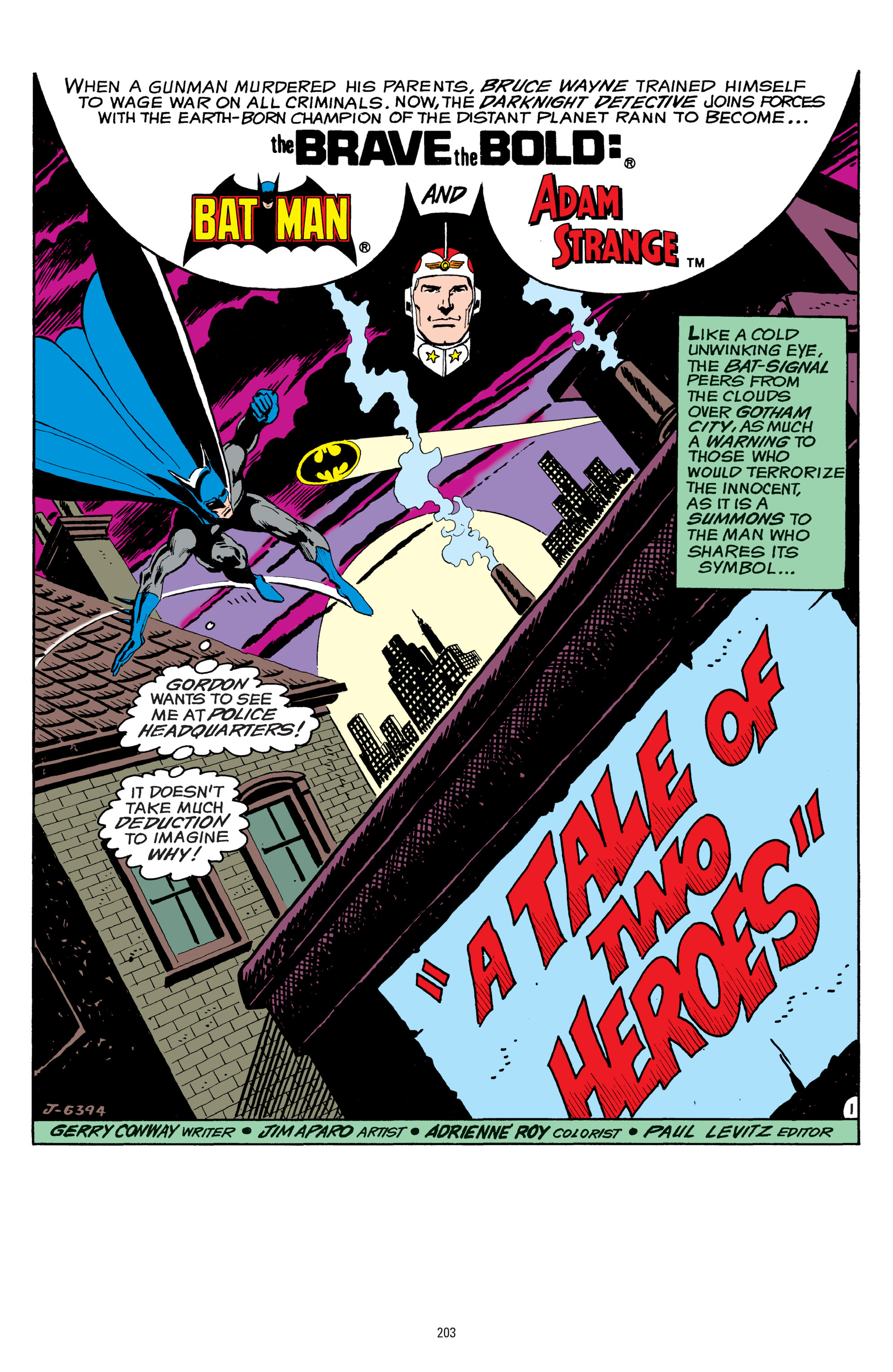 Read online Legends of the Dark Knight: Jim Aparo comic -  Issue # TPB 3 (Part 3) - 2