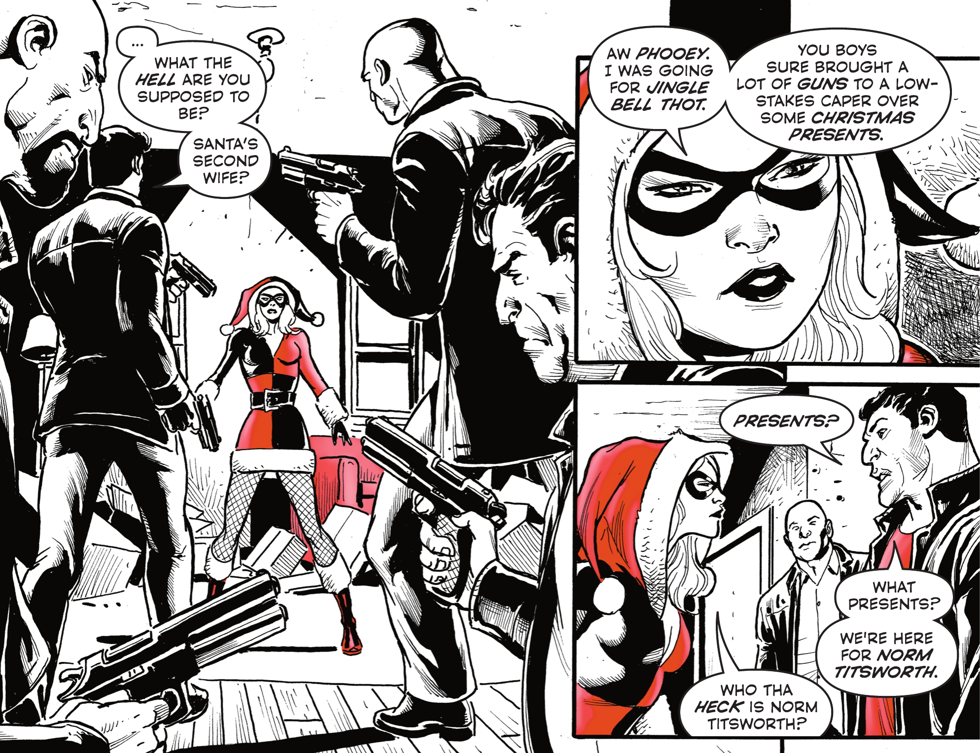 Read online Harley Quinn Black   White   Red comic -  Issue #17 - 11