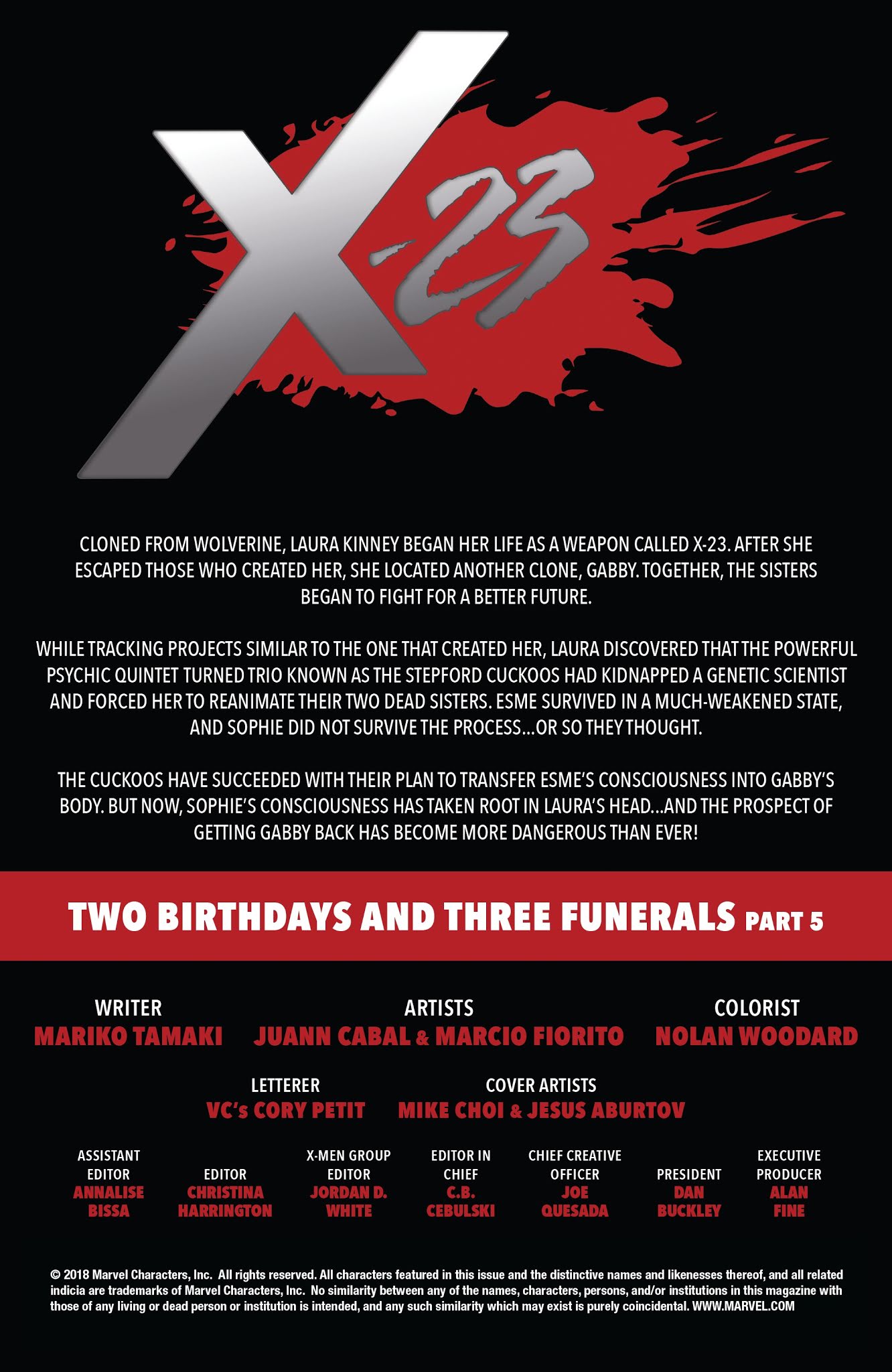 Read online X-23 (2018) comic -  Issue #5 - 2
