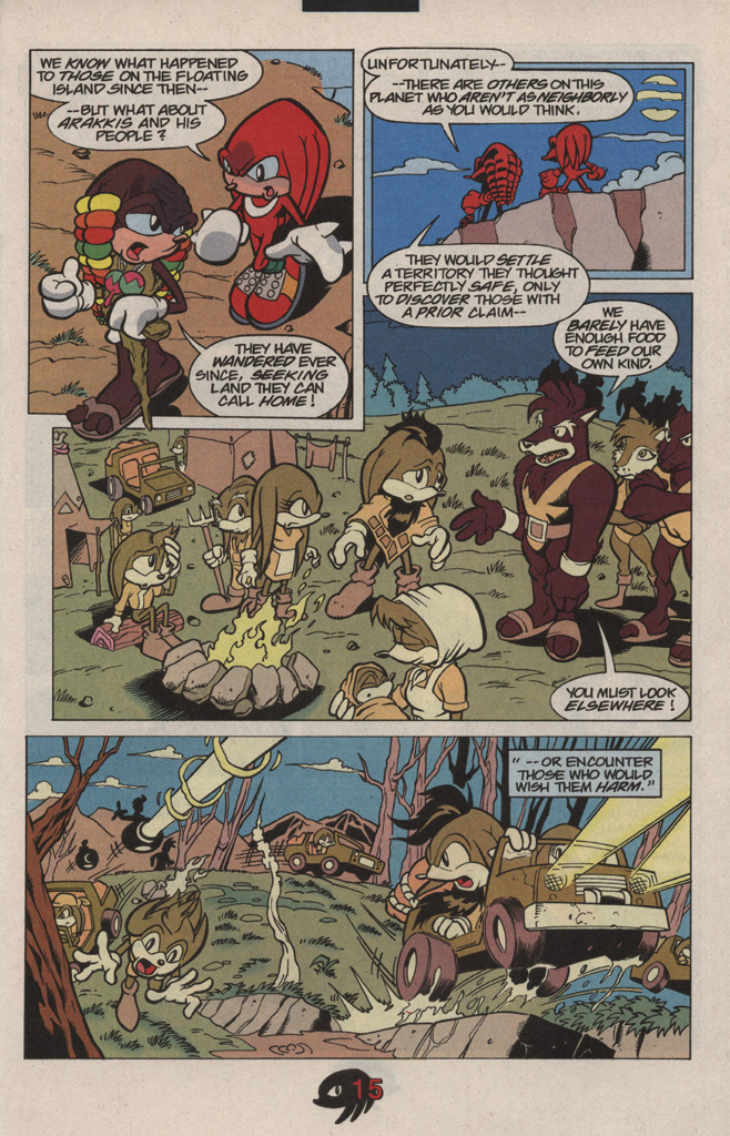 Read online Knuckles the Echidna comic -  Issue #10 - 23
