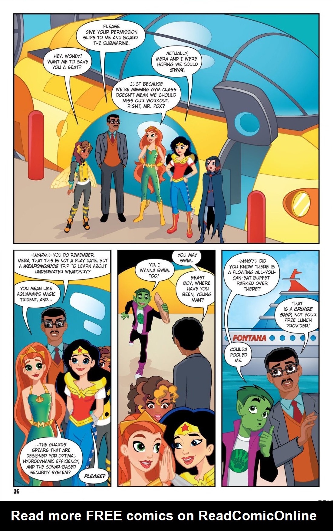 Read online DC Super Hero Girls: Search for Atlantis comic -  Issue # TPB - 16