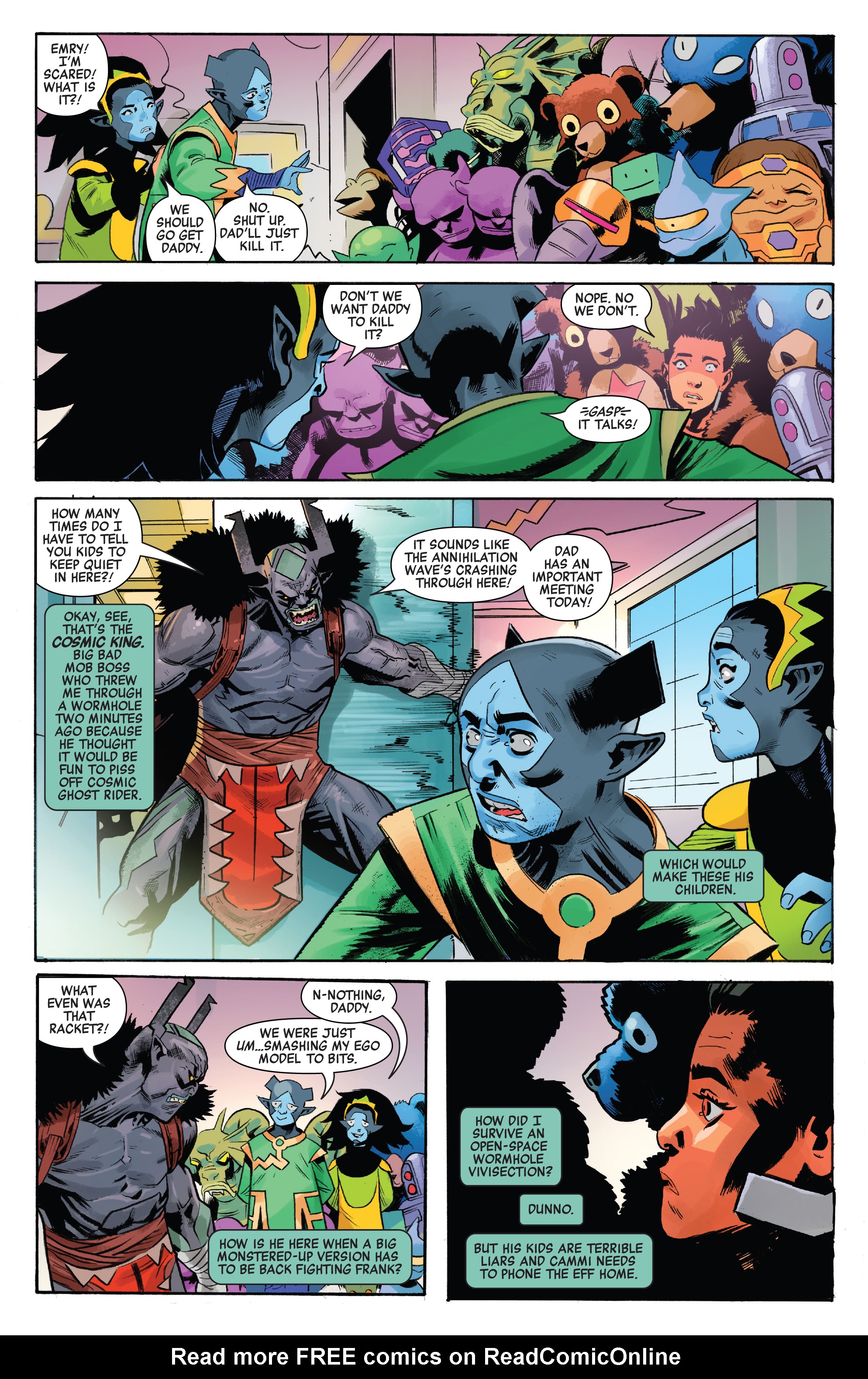 Read online Revenge Of The Cosmic Ghost Rider comic -  Issue #4 - 4