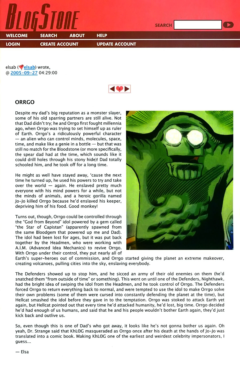 Read online Marvel Monsters: From the Files of Ulysses Bloodstone (and the Monster Hunters) comic -  Issue # Full - 24