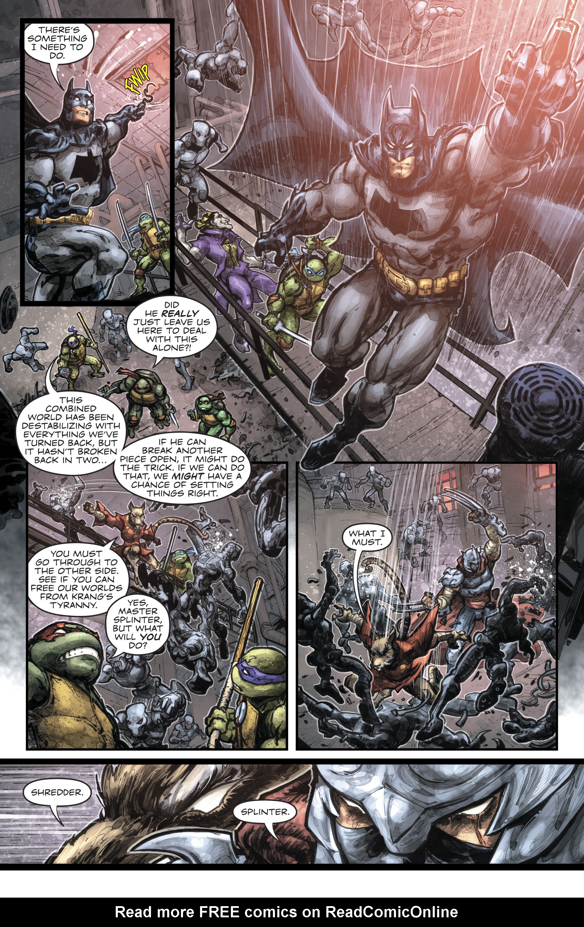 Read online Batman/Teenage Mutant Ninja Turtles III comic -  Issue #5 - 9