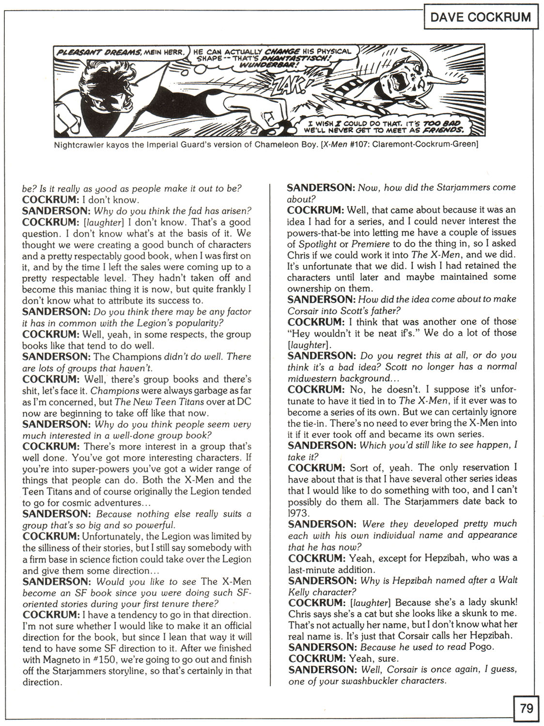 Read online The X-Men Companion comic -  Issue #1 - 79
