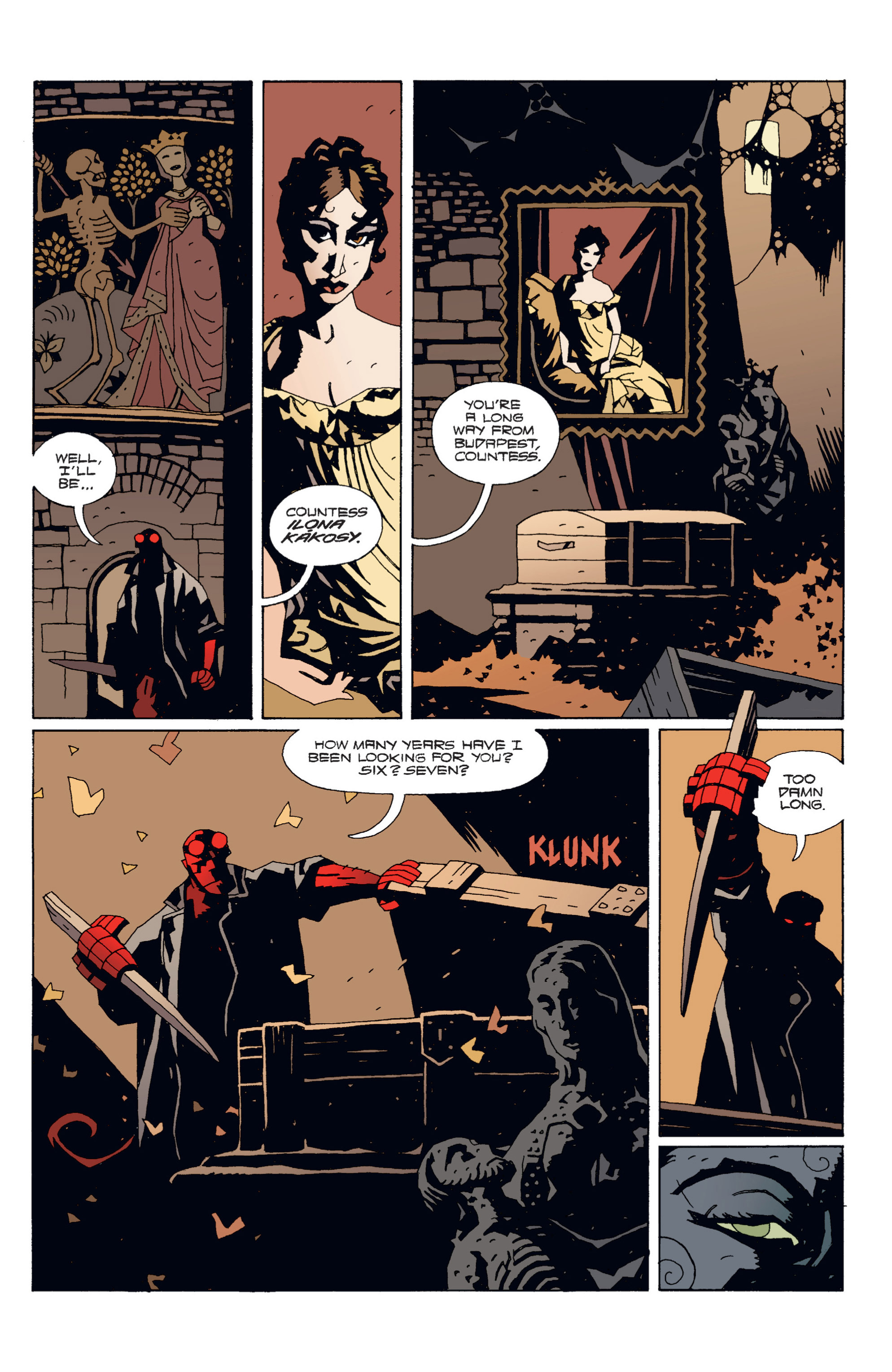 Read online Hellboy comic -  Issue #4 - 54