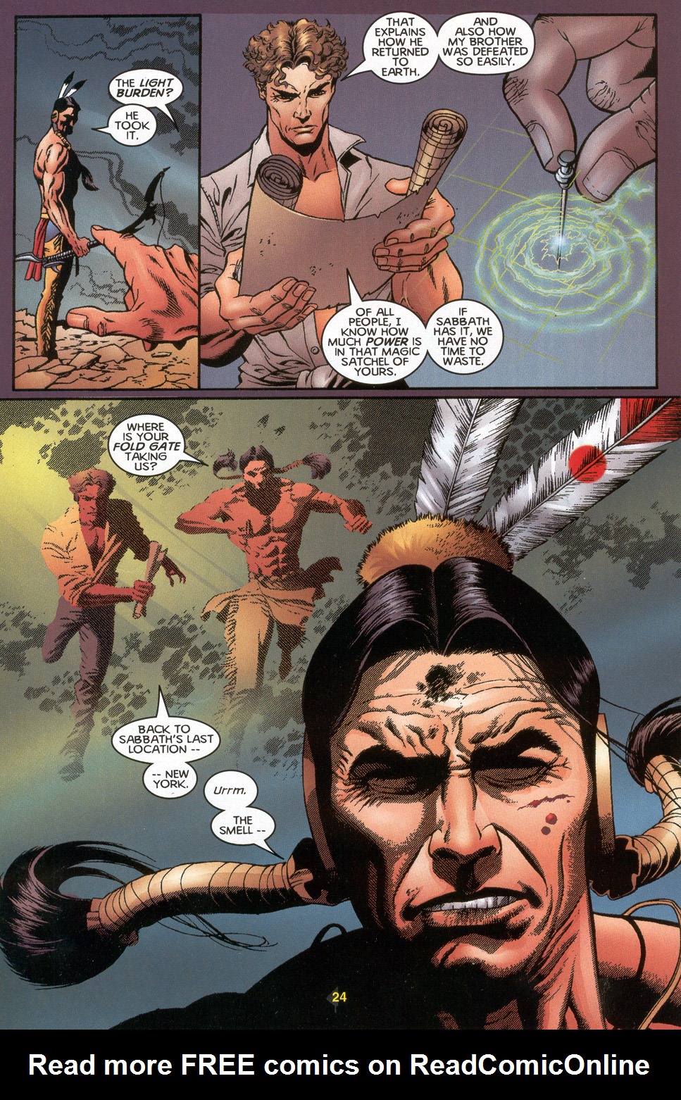 Read online Turok / Timewalker: Seventh Sabbath comic -  Issue #1 - 20