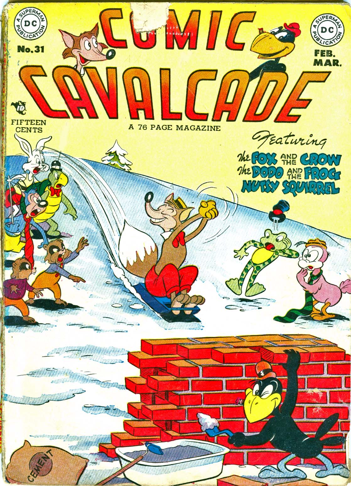 Read online Comic Cavalcade comic -  Issue #31 - 1