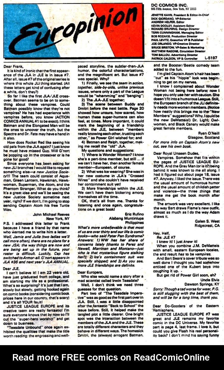 Read online Justice League Europe comic -  Issue #10 - 24