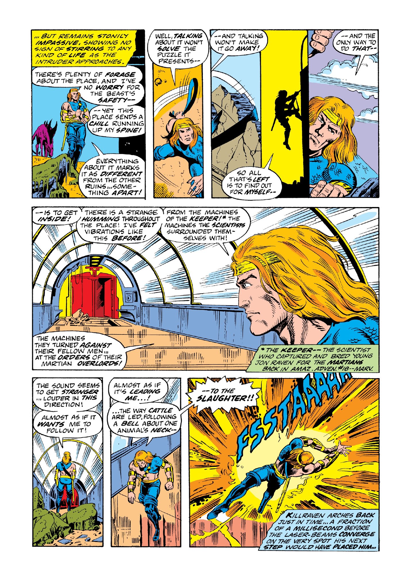 Read online Marvel Masterworks: Killraven comic -  Issue # TPB 1 (Part 4) - 58