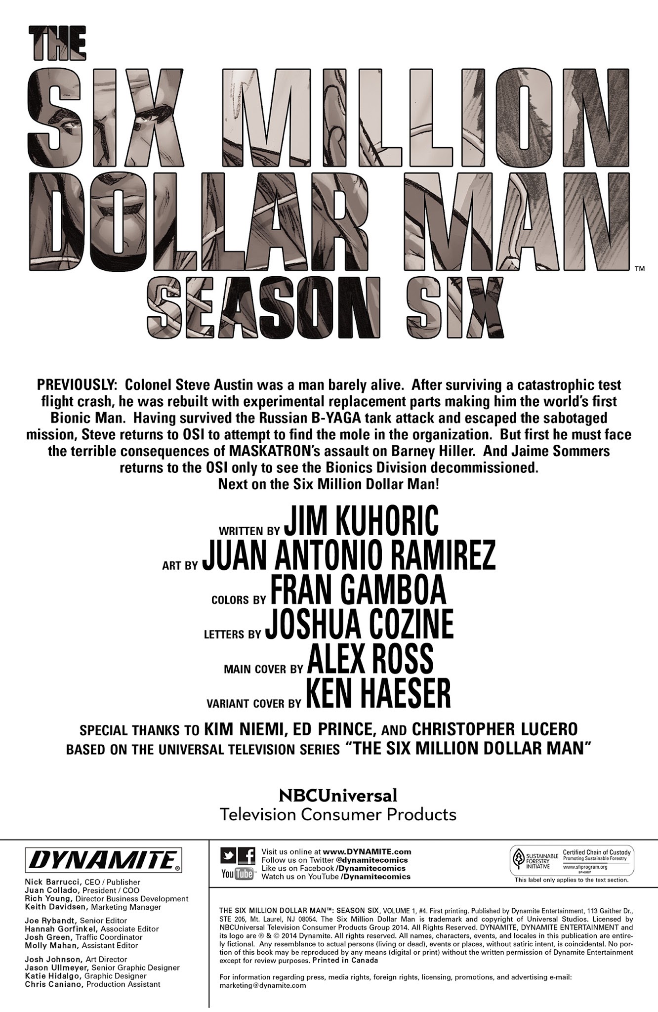 Read online The Six Million Dollar Man: Season Six comic -  Issue #4 - 2