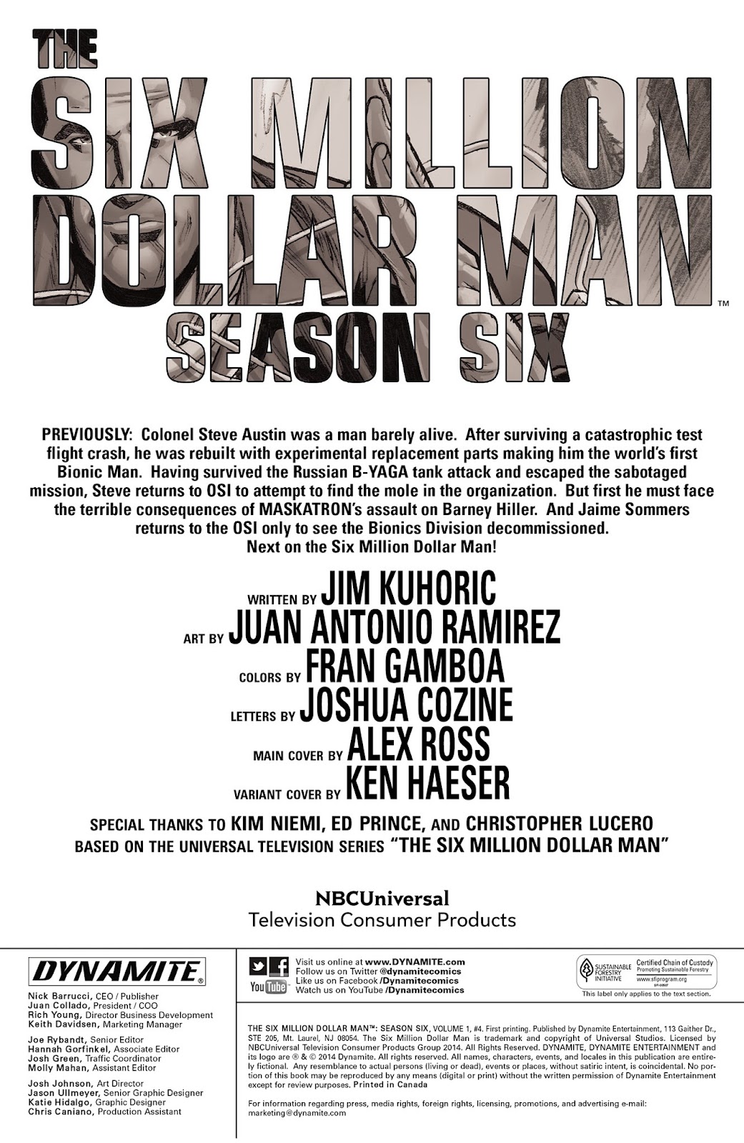 The Six Million Dollar Man: Season Six issue 4 - Page 2