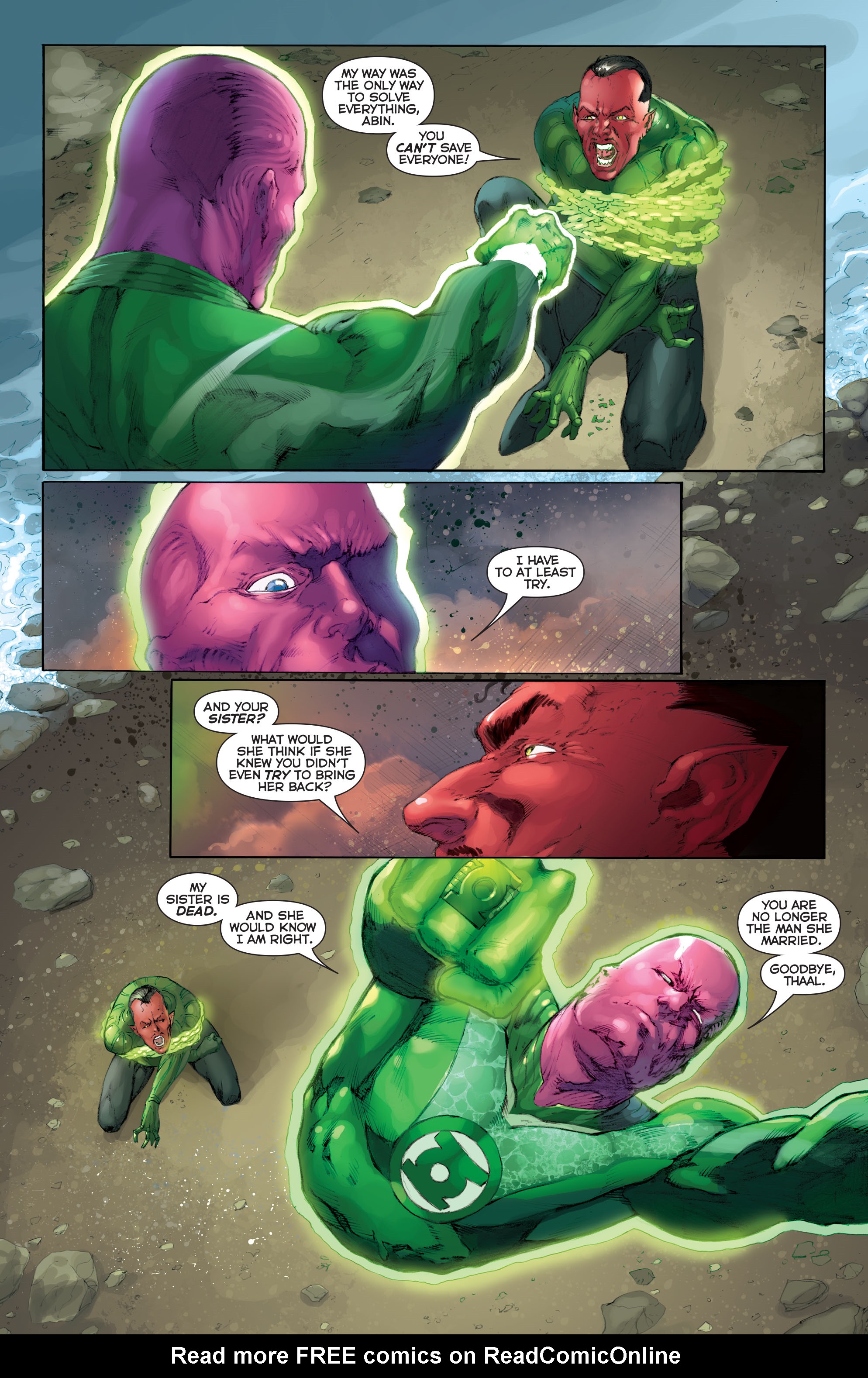Read online Flashpoint: Abin Sur - The Green Lantern comic -  Issue #3 - 7