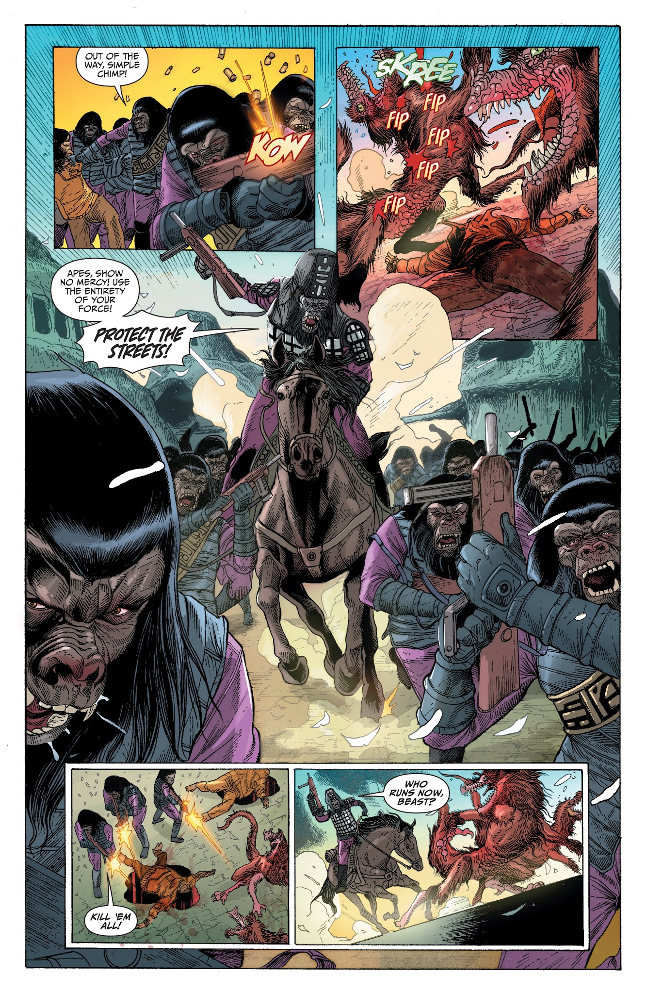 Read online Kong on the Planet of the Apes comic -  Issue #5 - 4