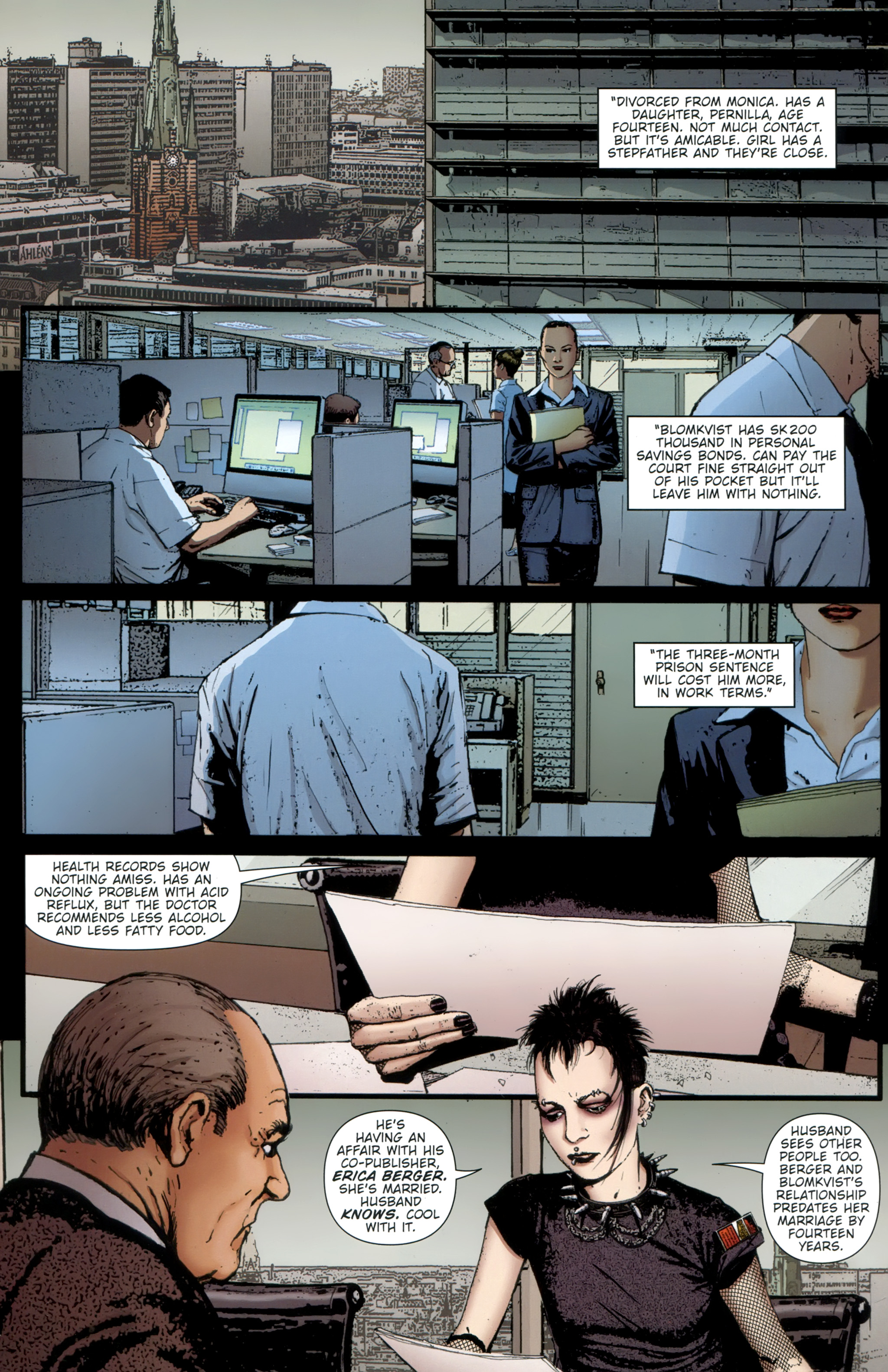Read online The Girl With the Dragon Tattoo comic -  Issue # TPB 1 - 21