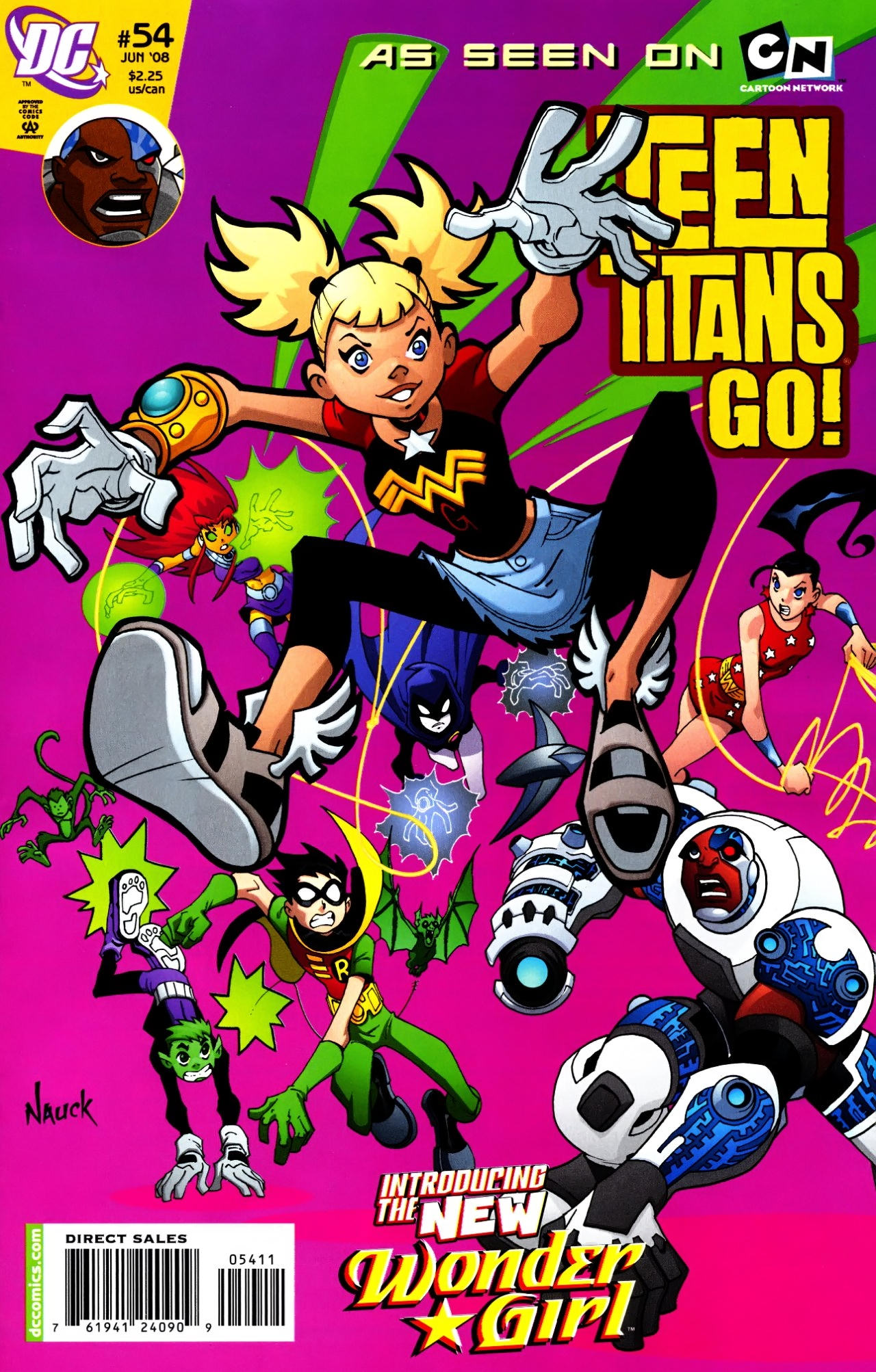 Read online Teen Titans Go! (2003) comic -  Issue #54 - 1