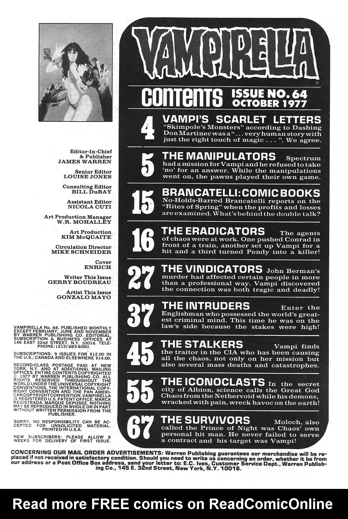 Read online Vampirella (1969) comic -  Issue #64 - 3