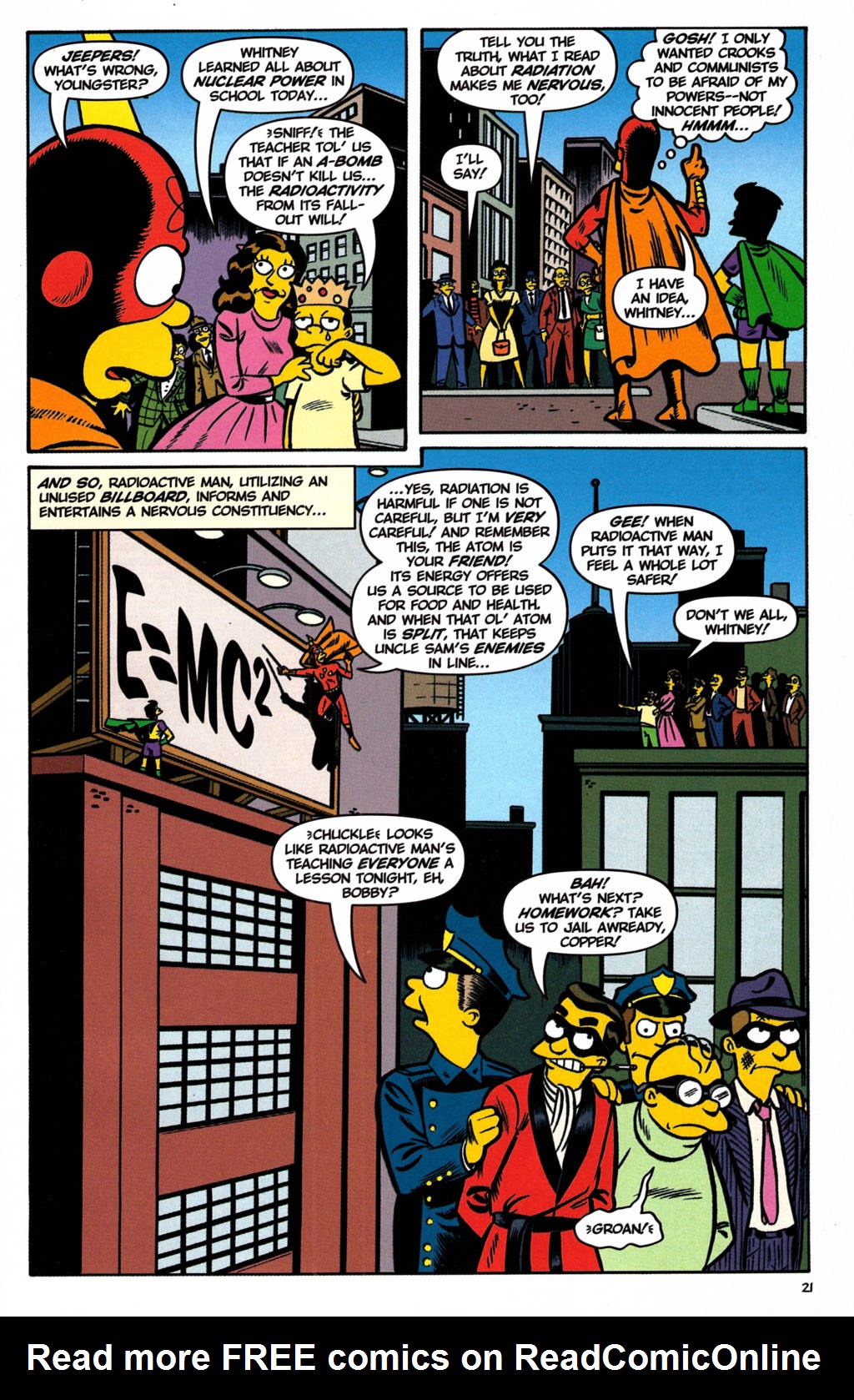 Read online Bongo Comics Presents Simpsons Super Spectacular comic -  Issue #4 - 23