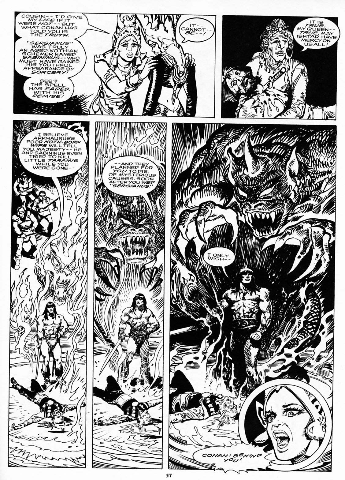The Savage Sword Of Conan issue 218 - Page 55