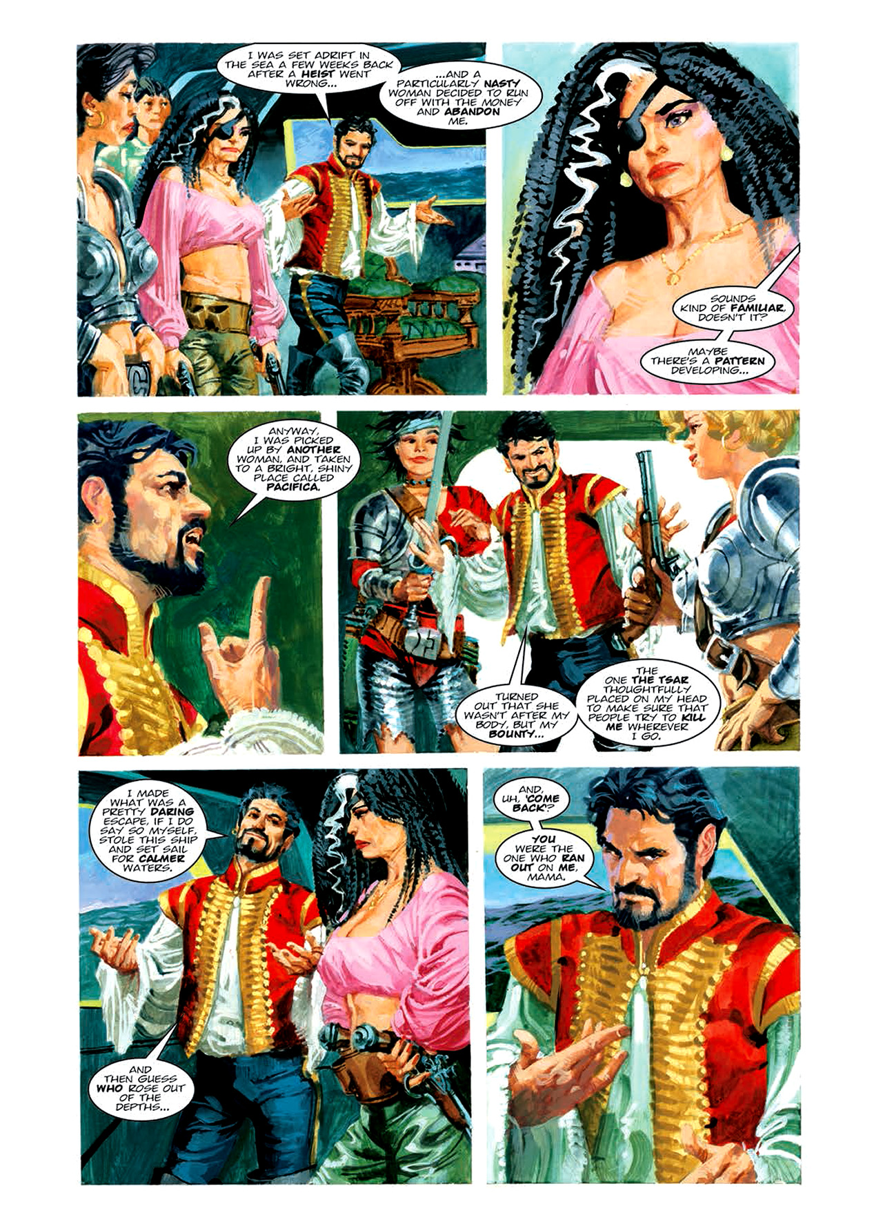 Read online Nikolai Dante comic -  Issue # TPB 6 - 123