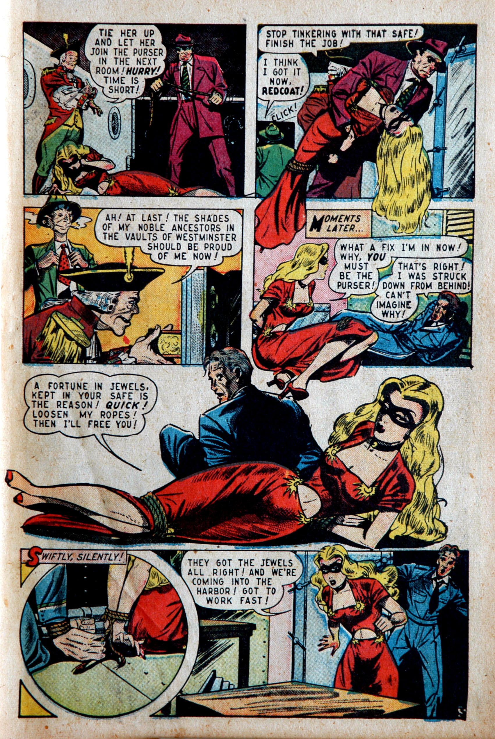 Read online Blonde Phantom Comics comic -  Issue #13 - 7