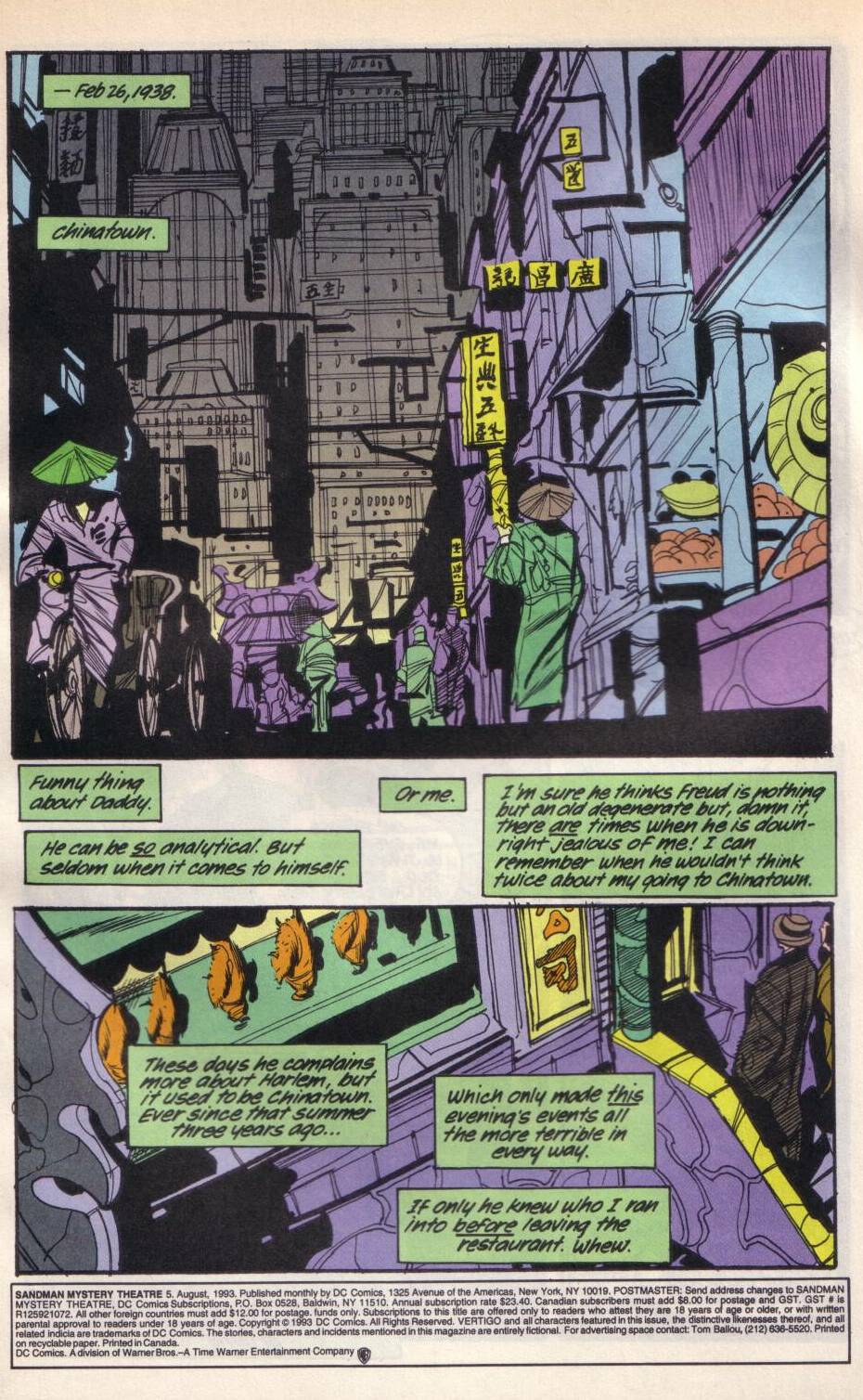Read online Sandman Mystery Theatre comic -  Issue #5 - 2
