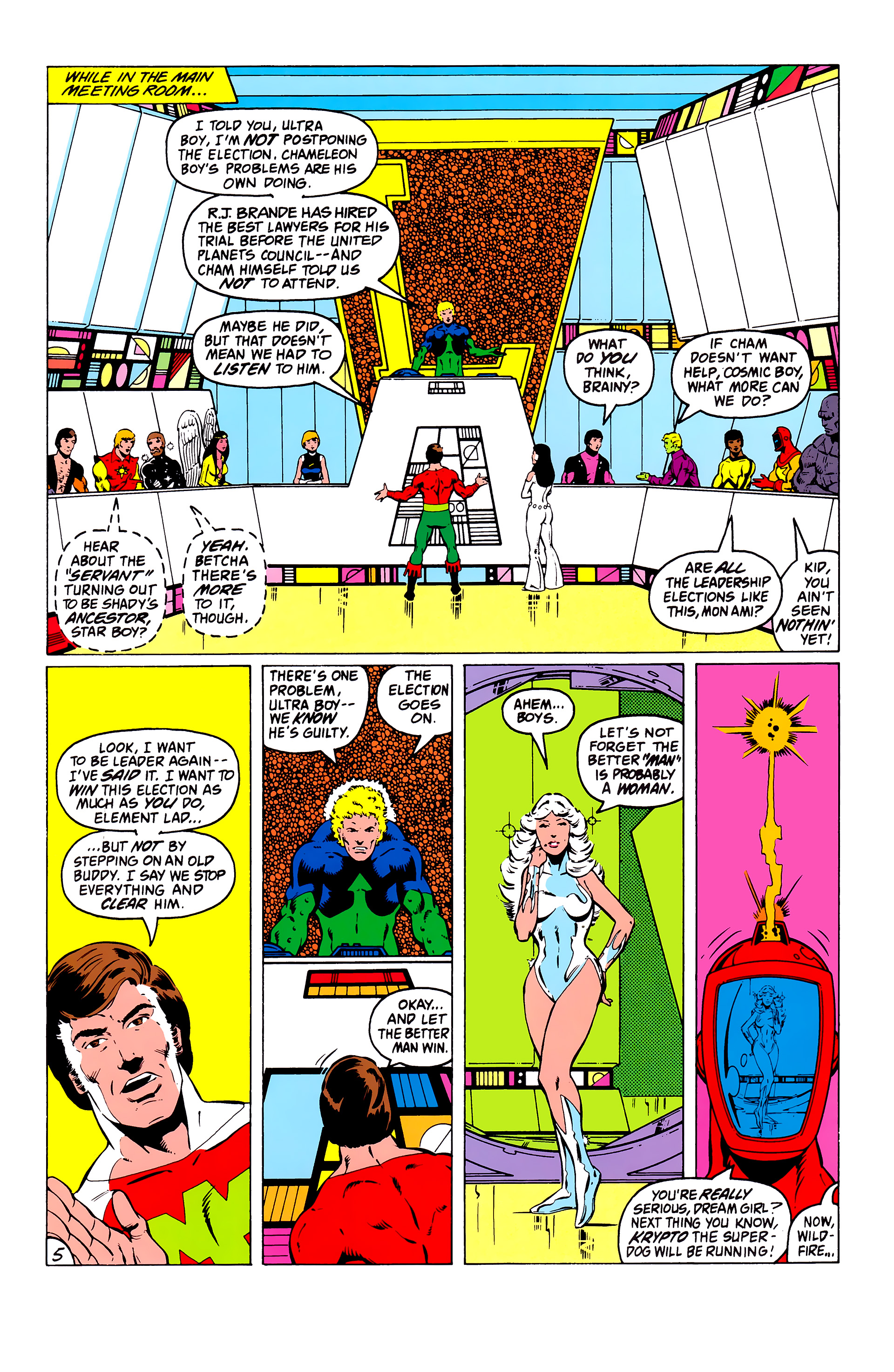 Read online Legion of Super-Heroes (1980) comic -  Issue #291 - 6