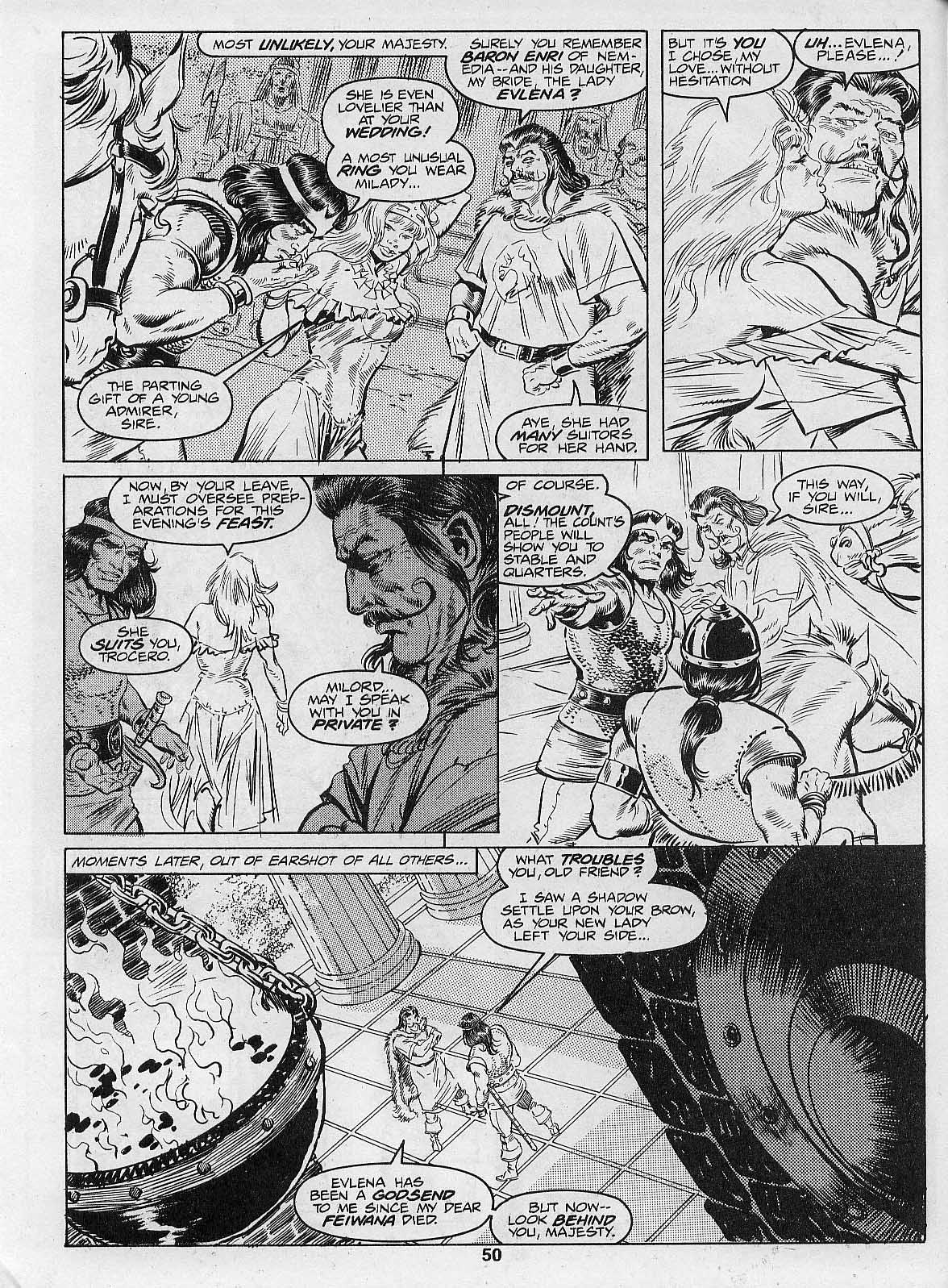 Read online The Savage Sword Of Conan comic -  Issue #205 - 52