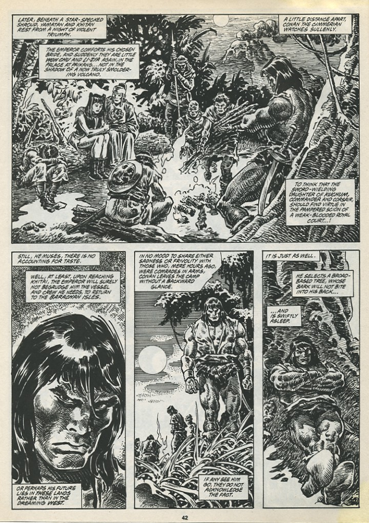 Read online The Savage Sword Of Conan comic -  Issue #195 - 44