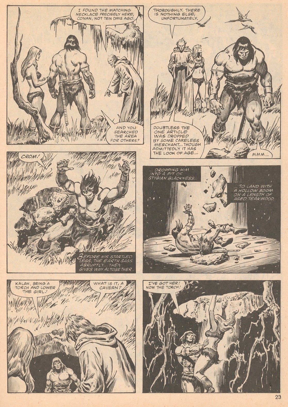 Read online The Savage Sword Of Conan comic -  Issue #64 - 23