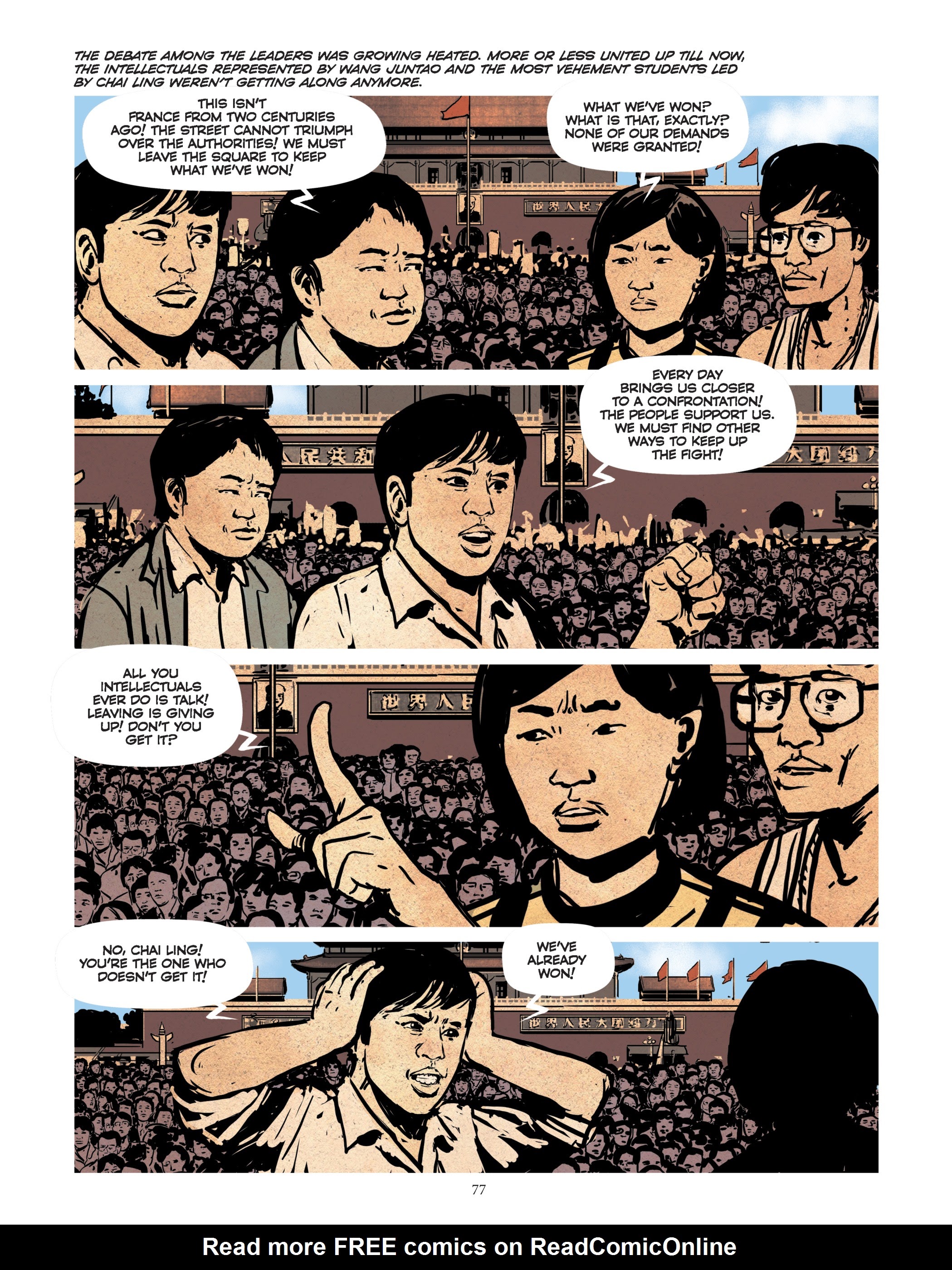 Read online Tiananmen 1989: Our Shattered Hopes comic -  Issue # TPB - 80