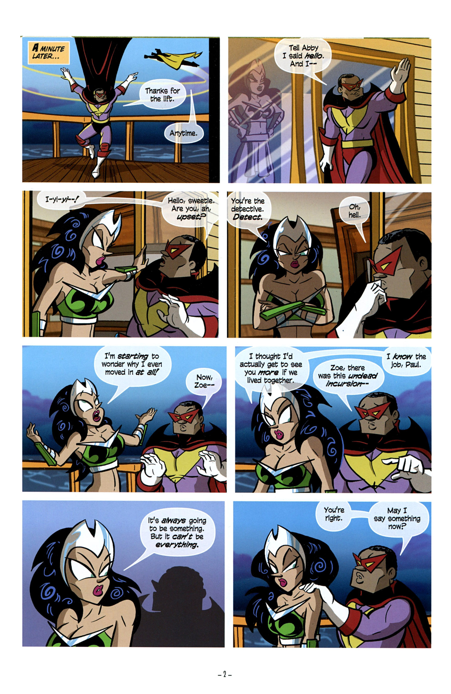 Read online Love and Capes: What to Expect comic -  Issue #3 - 4