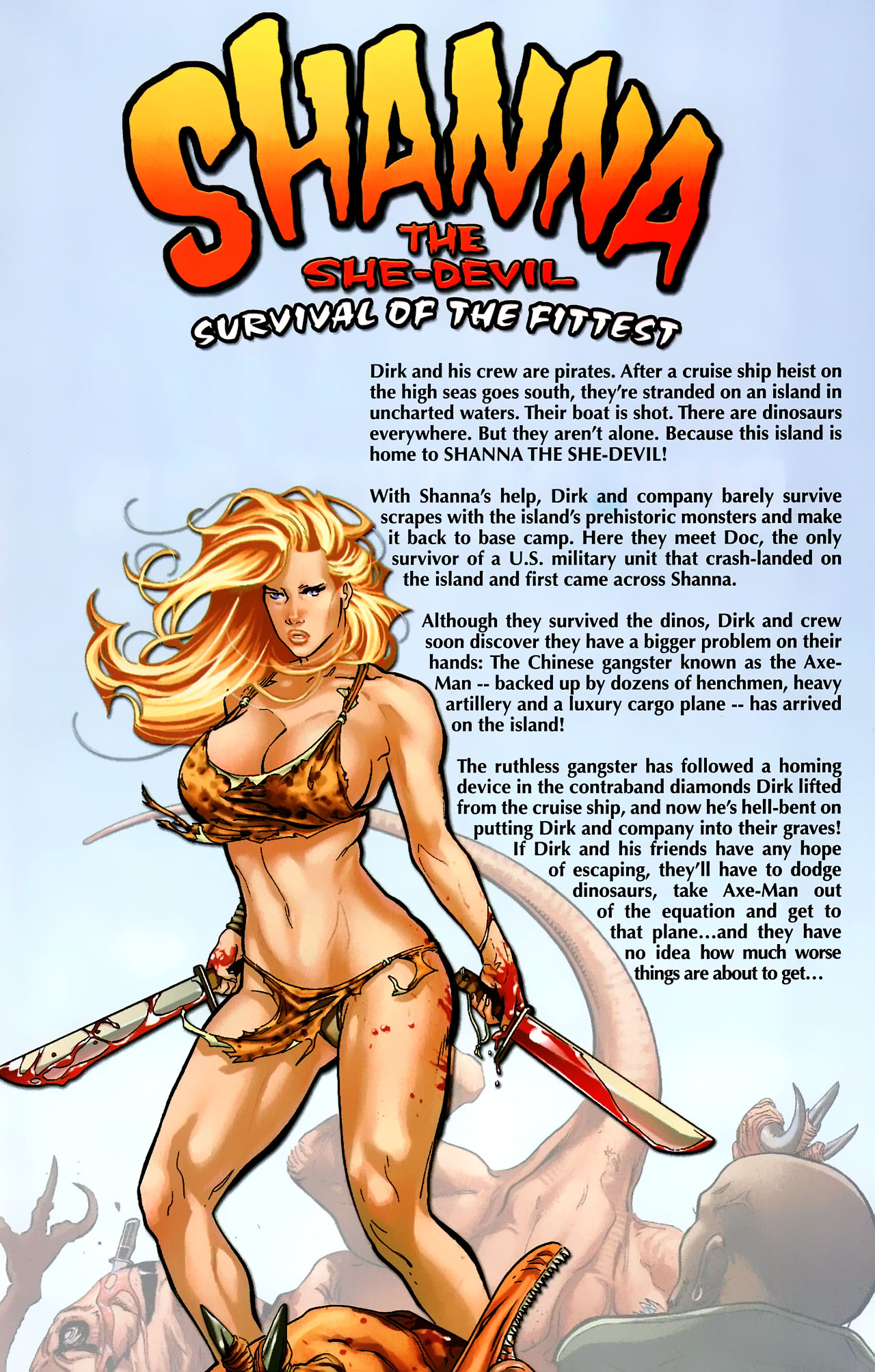 Read online Shanna the She-Devil: Survival of the Fittest comic -  Issue #2 - 2