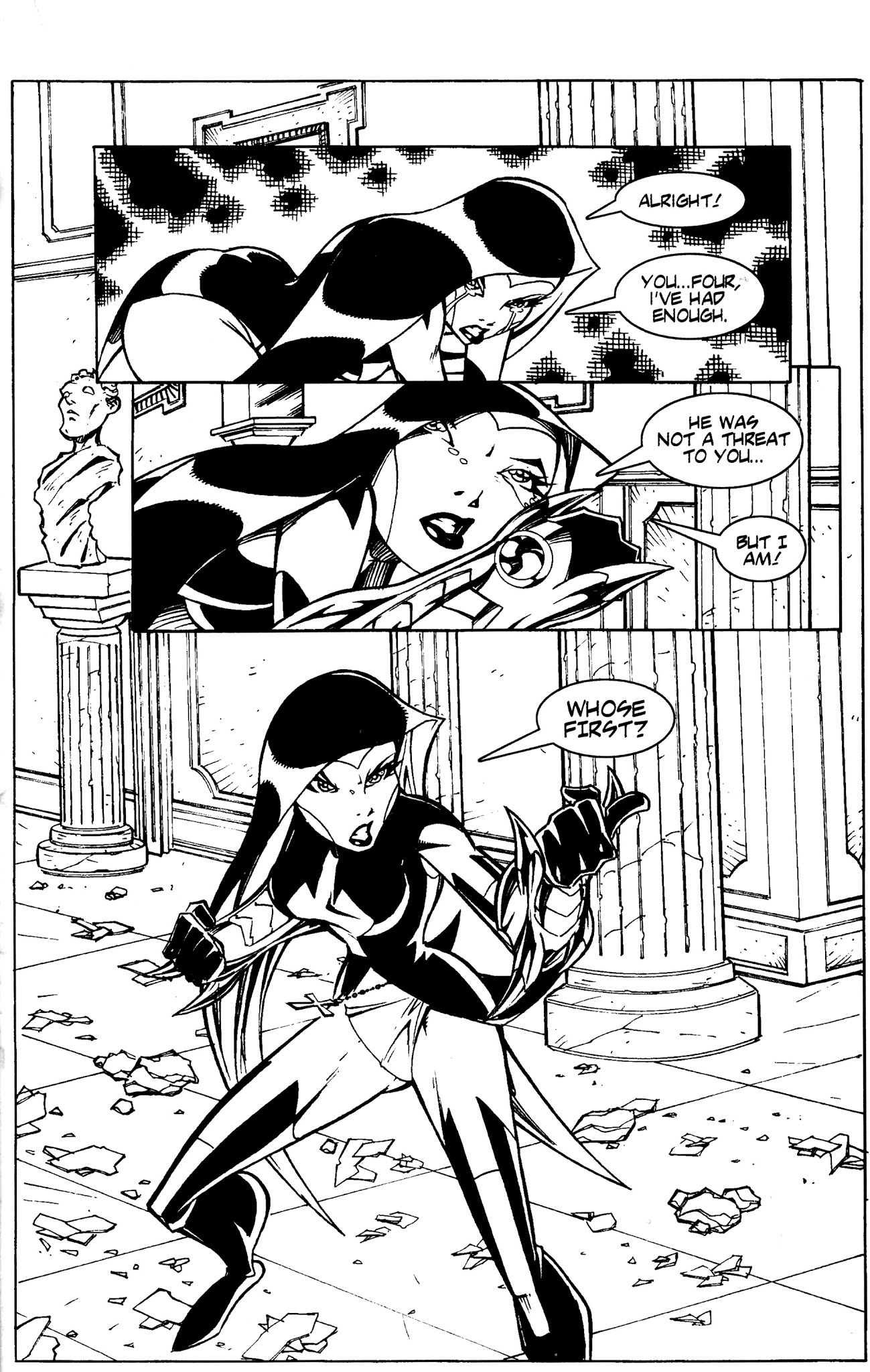 Read online Warrior Nun Areala: Ghosts of the Past comic -  Issue #3 - 8