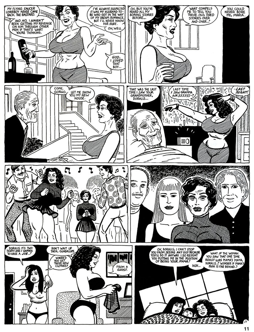 Read online Love and Rockets (1982) comic -  Issue #47 - 13