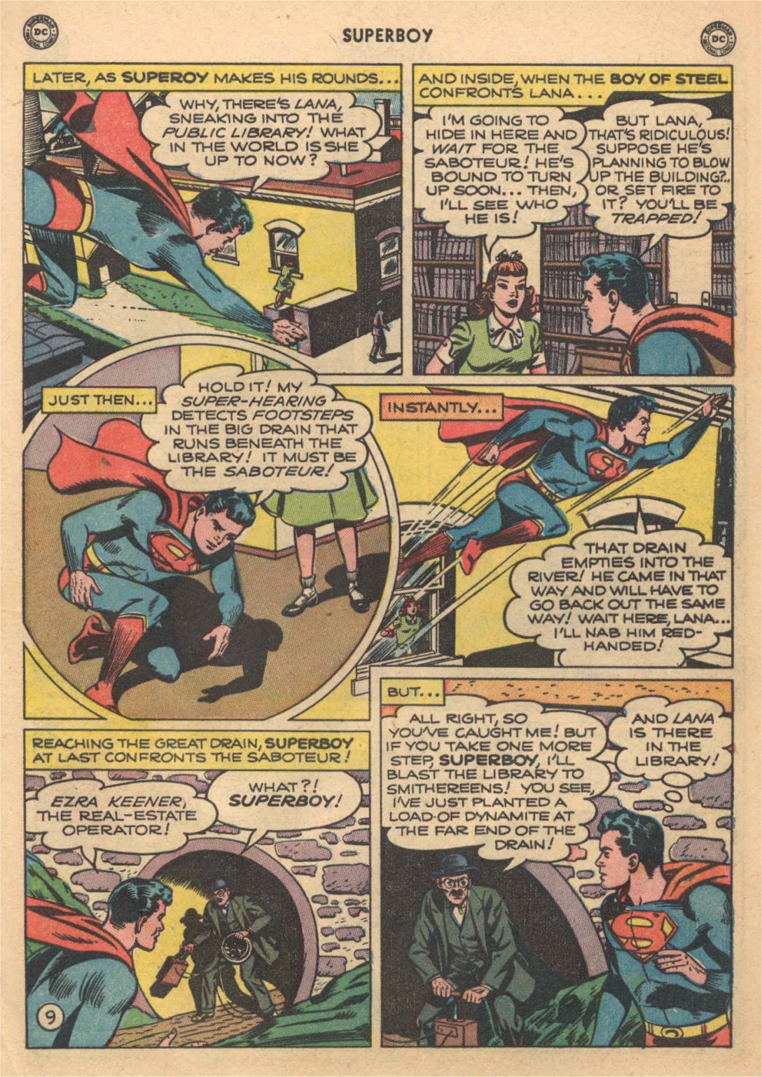 Read online Superboy (1949) comic -  Issue #10 - 10