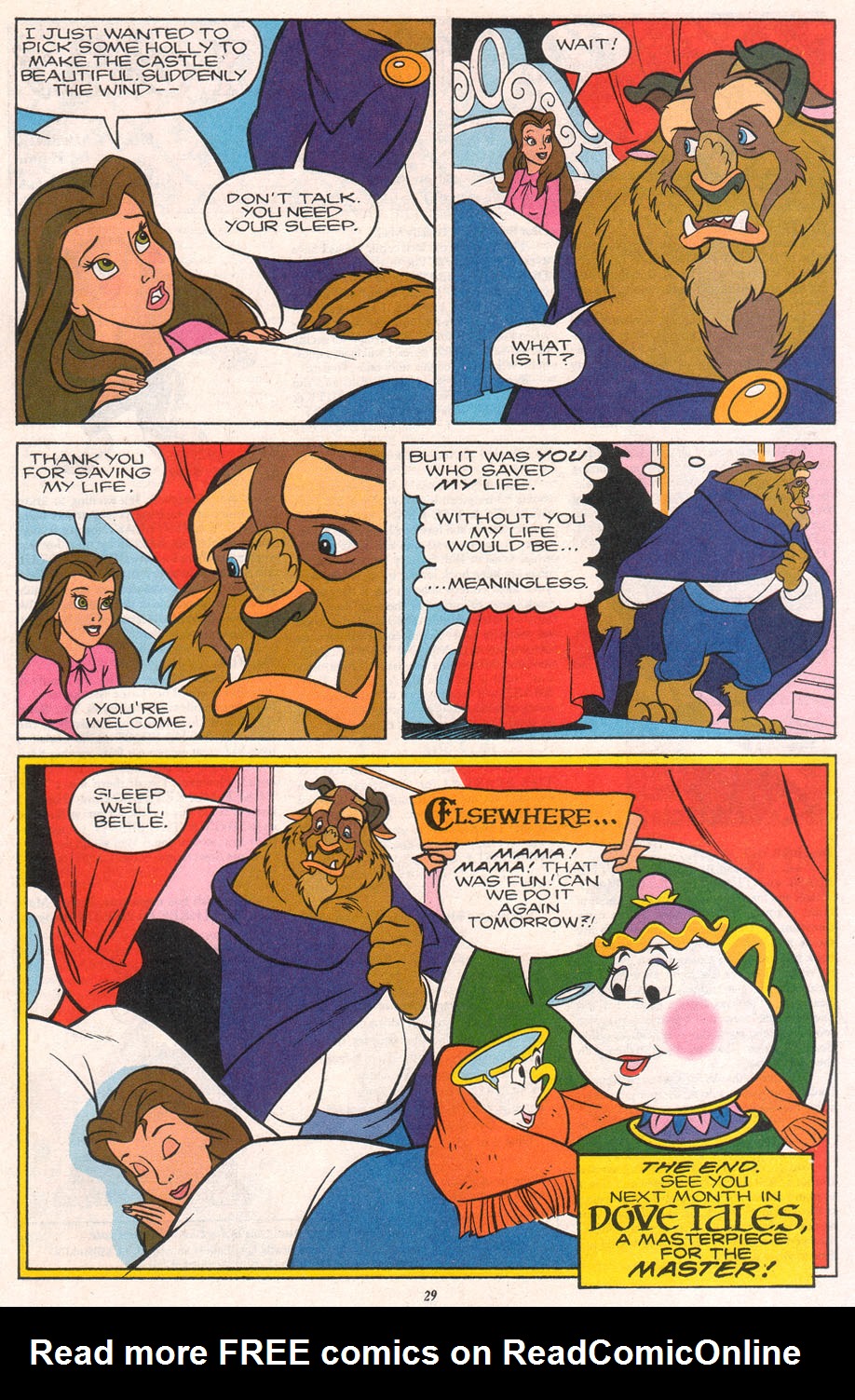 Read online Disney's Beauty and the Beast comic -  Issue #8 - 31