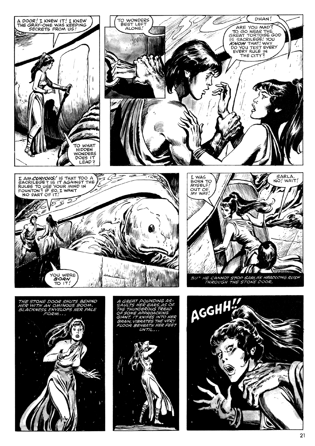 Read online The Savage Sword Of Conan comic -  Issue #72 - 21
