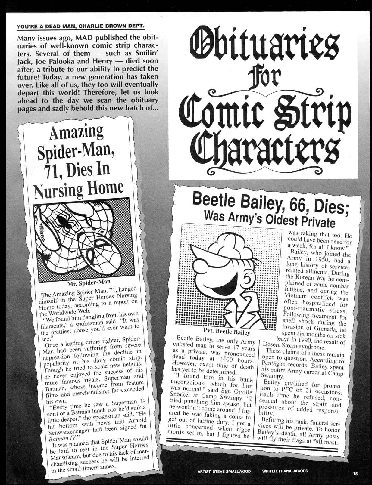 Read online MAD comic -  Issue #353 - 17