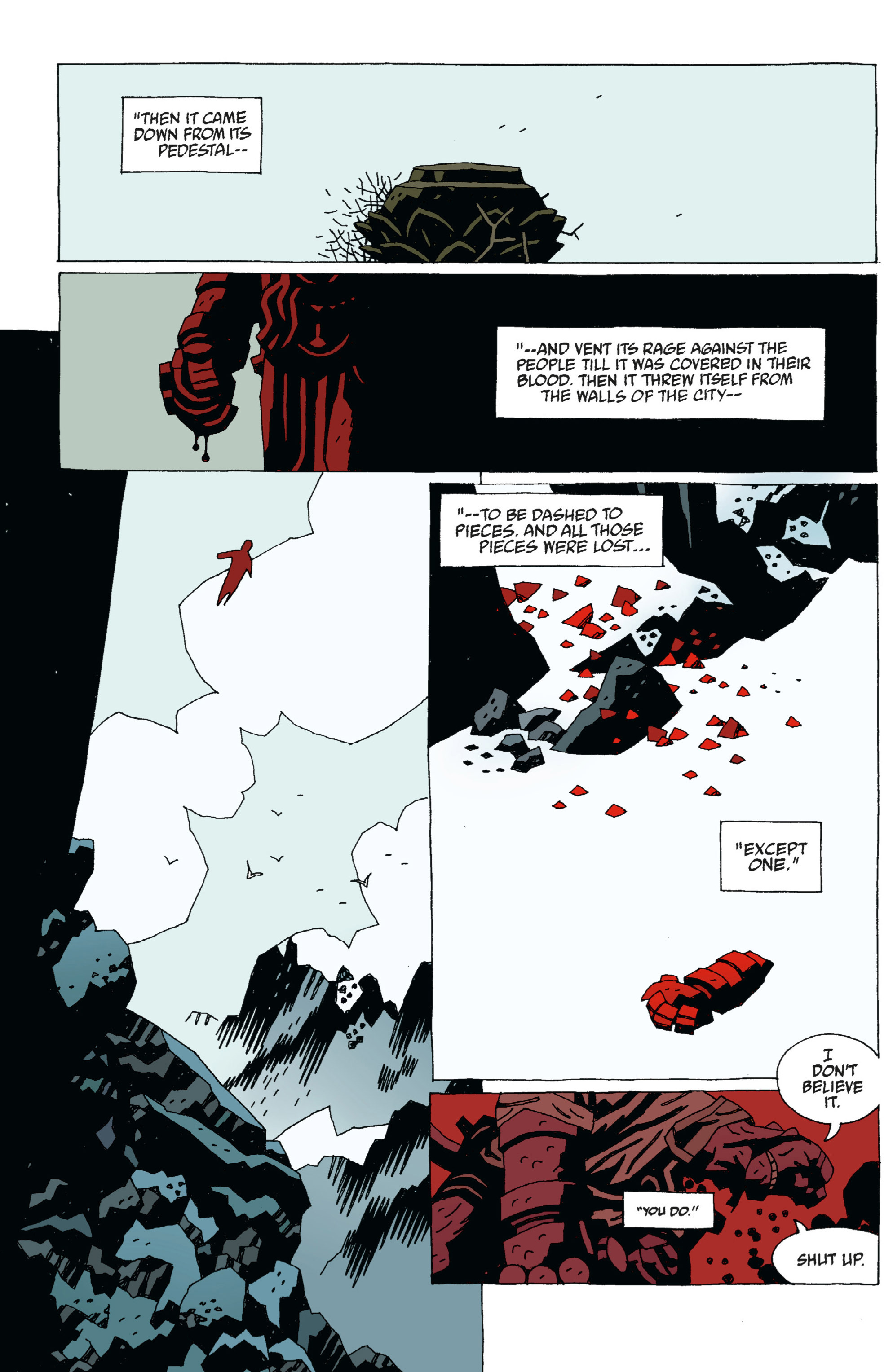 Read online Hellboy comic -  Issue #6 - 111