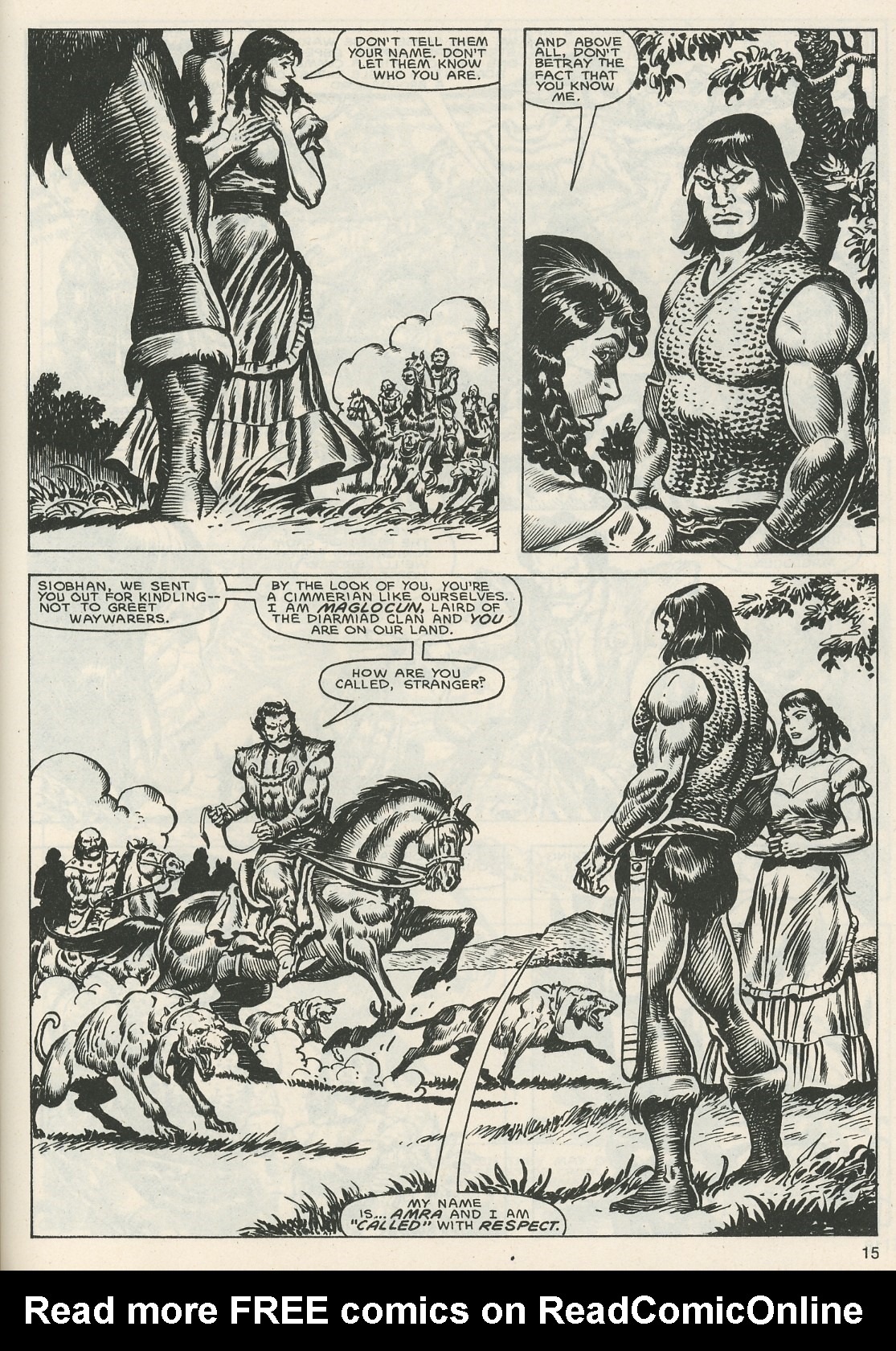 Read online The Savage Sword Of Conan comic -  Issue #119 - 15