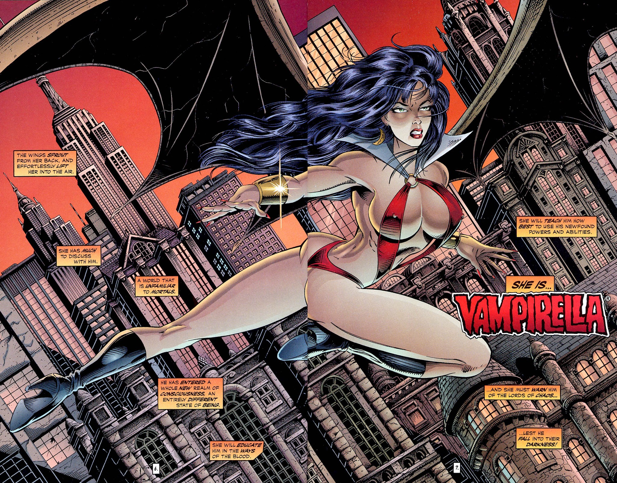 Read online Shadowhawk/Vampirella: Creatures of the Night comic -  Issue # Full - 6